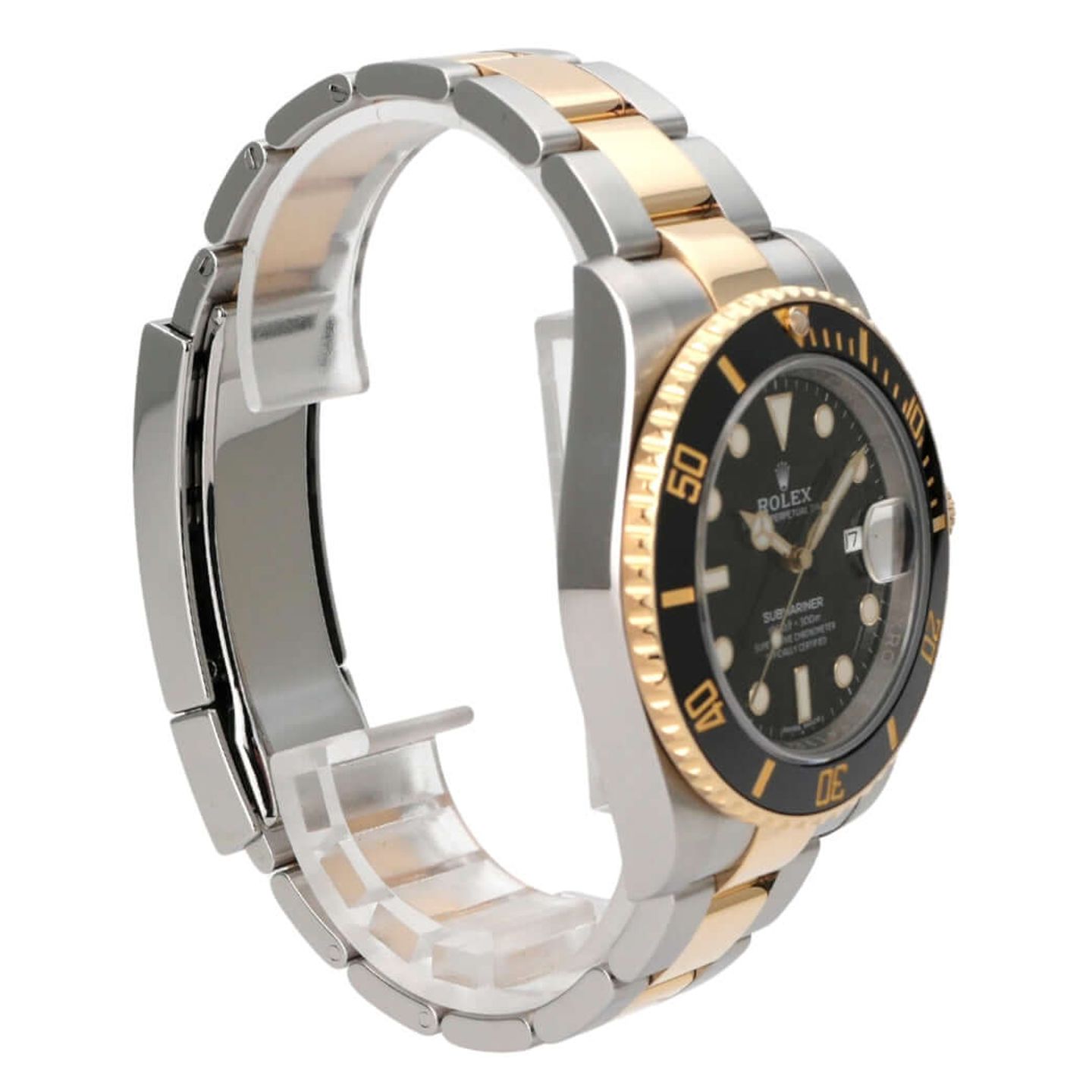 Rolex Submariner Date 116613LN (2022) - Black dial 40 mm Gold/Steel case (4/8)