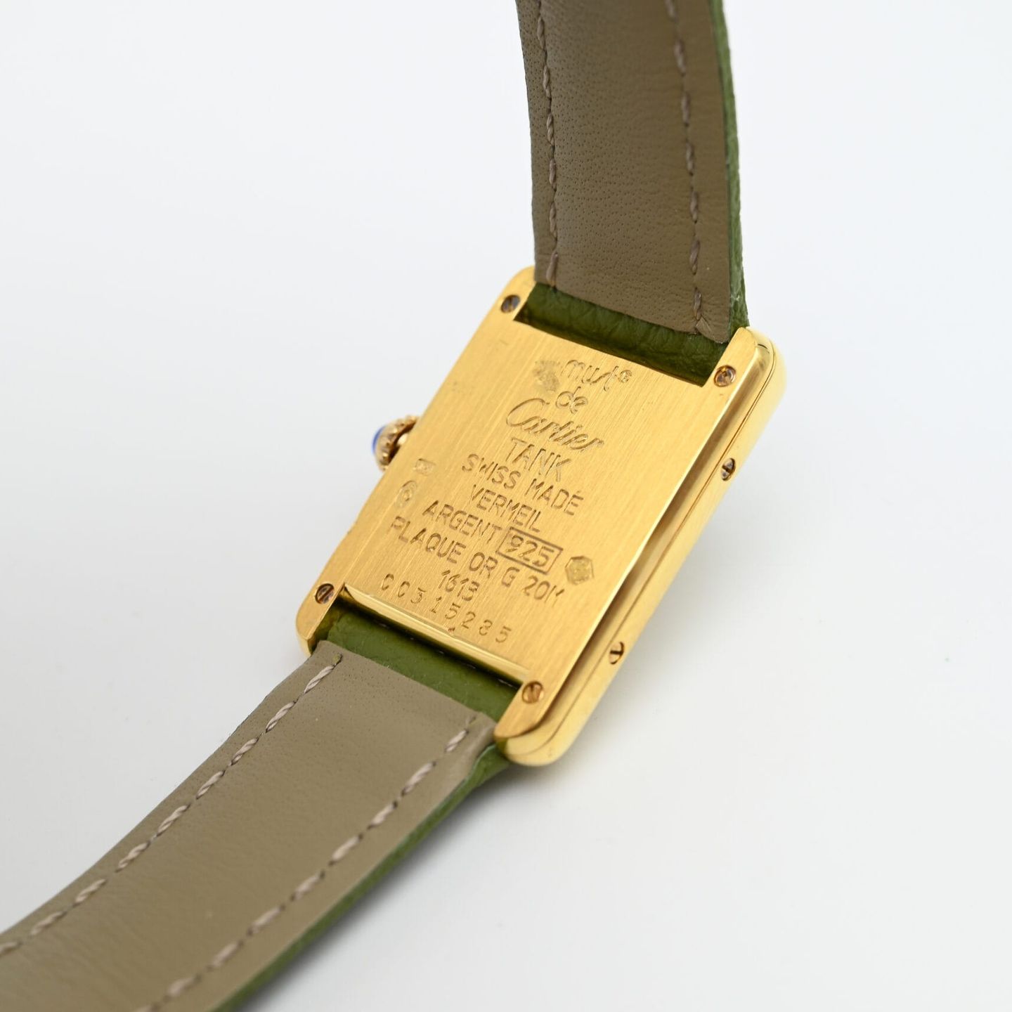 Cartier Tank Vermeil 1613 - (7/8)