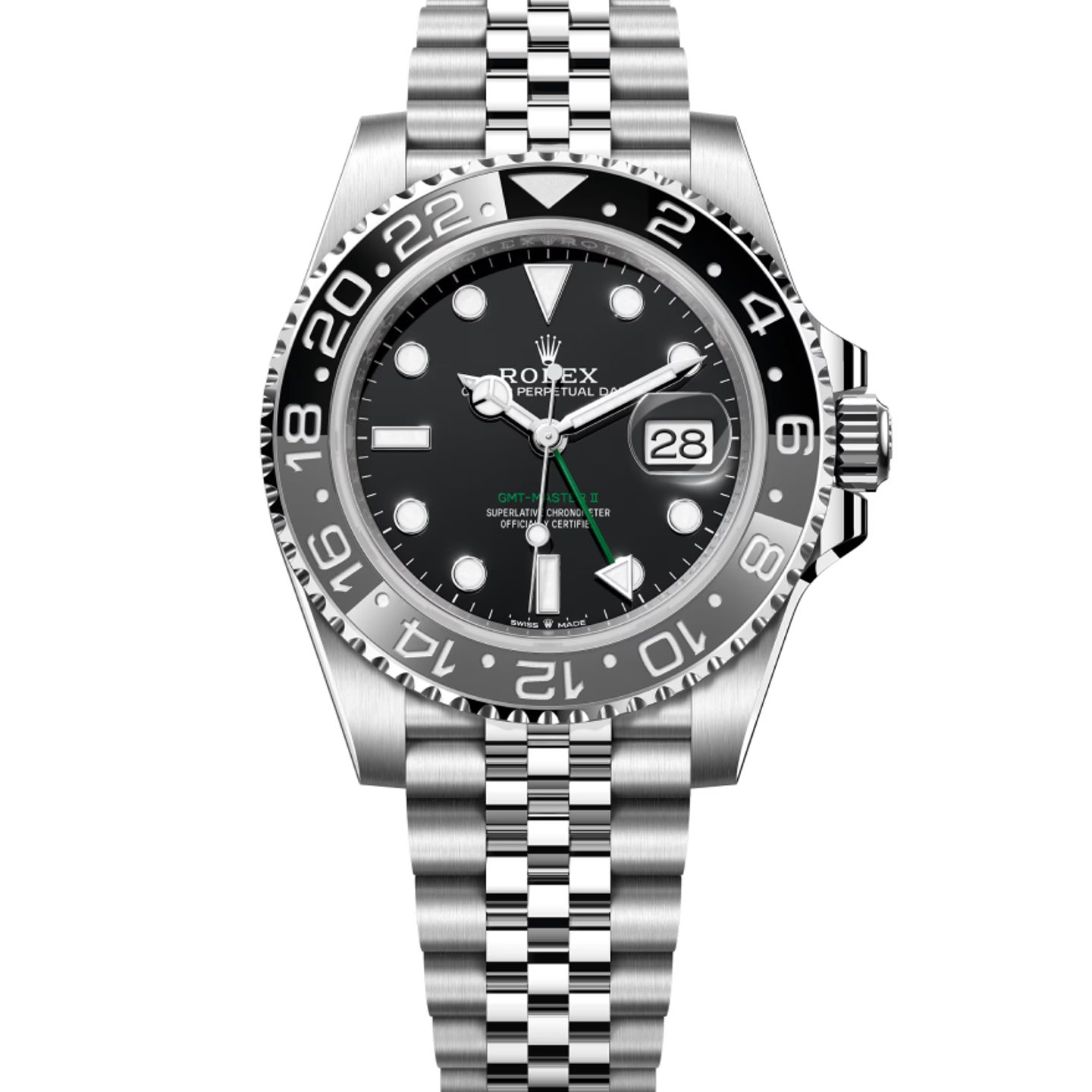 Rolex GMT-Master II 126710BLNR (2024) - Zwart wijzerplaat 40mm Staal (1/8)