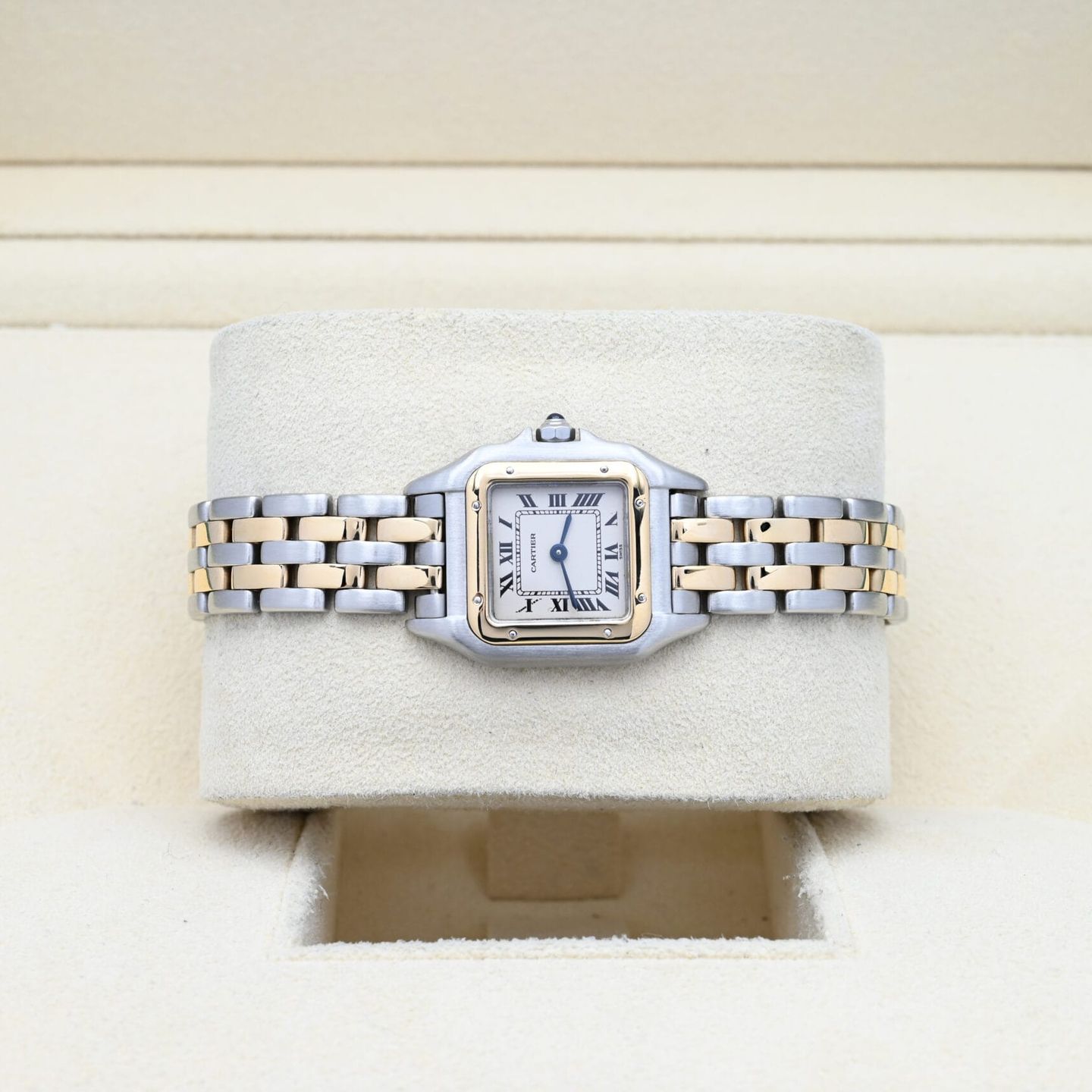 Cartier Panthère 166921 (Unknown (random serial)) - White dial 22 mm Gold/Steel case (4/7)
