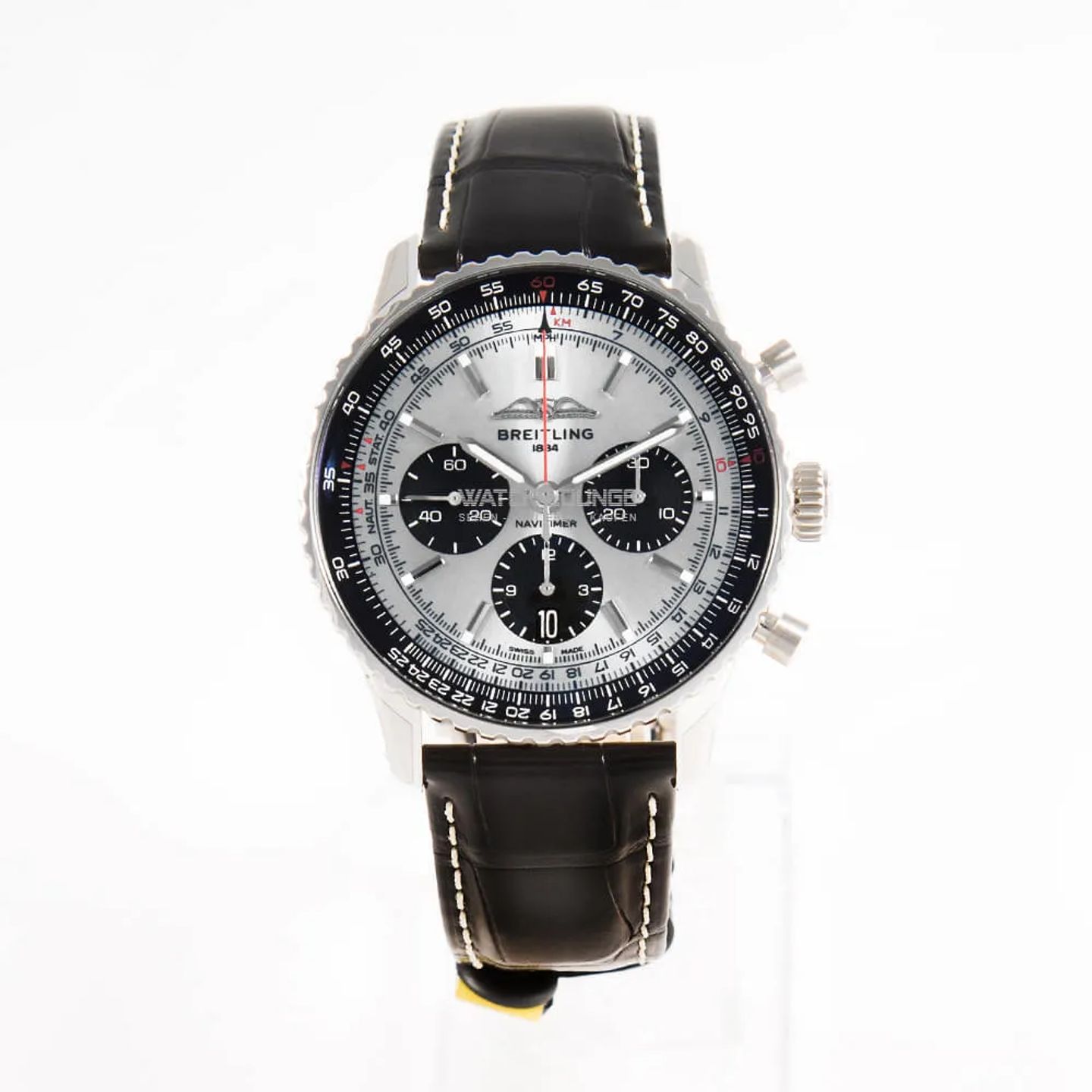Breitling Navitimer 1 B01 Chronograph AB0138241G1P1 (2026) - Silver dial 43 mm Steel case (3/8)