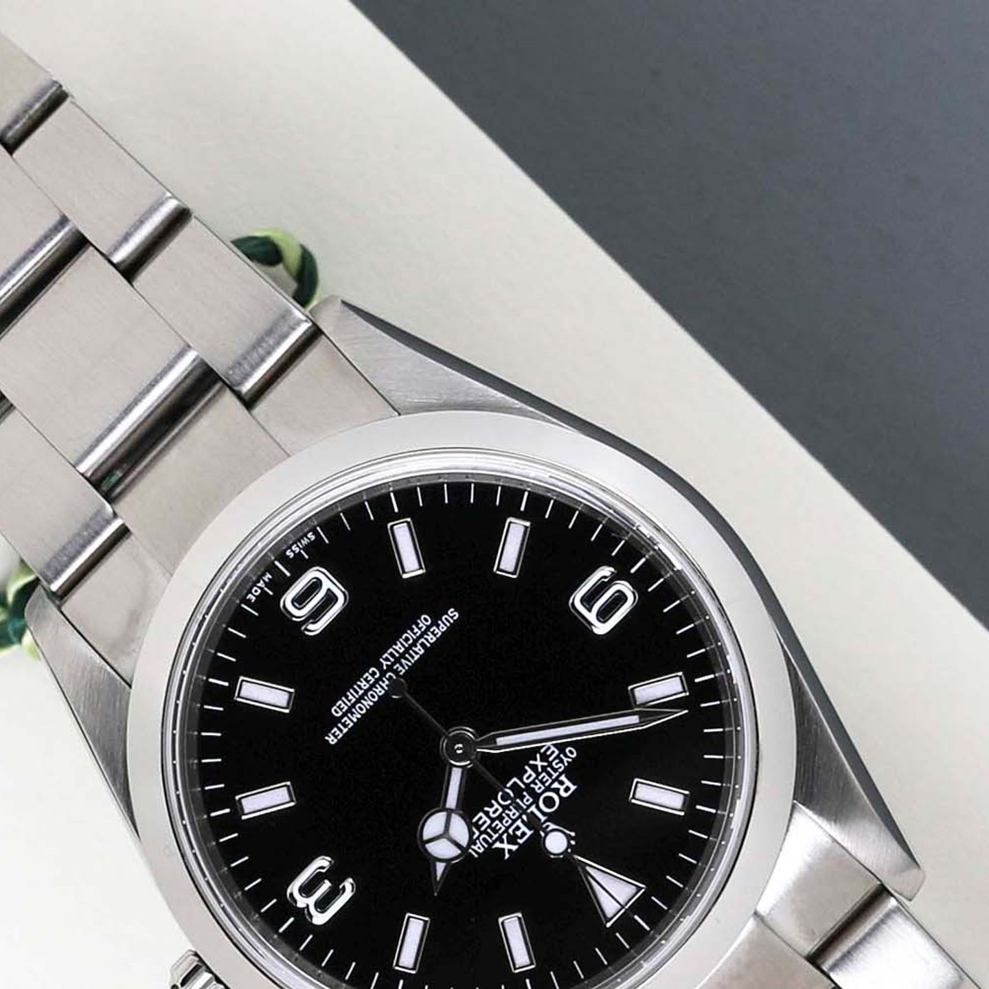 Rolex Explorer 114270 (2008) - Zwart wijzerplaat 36mm Staal (4/8)