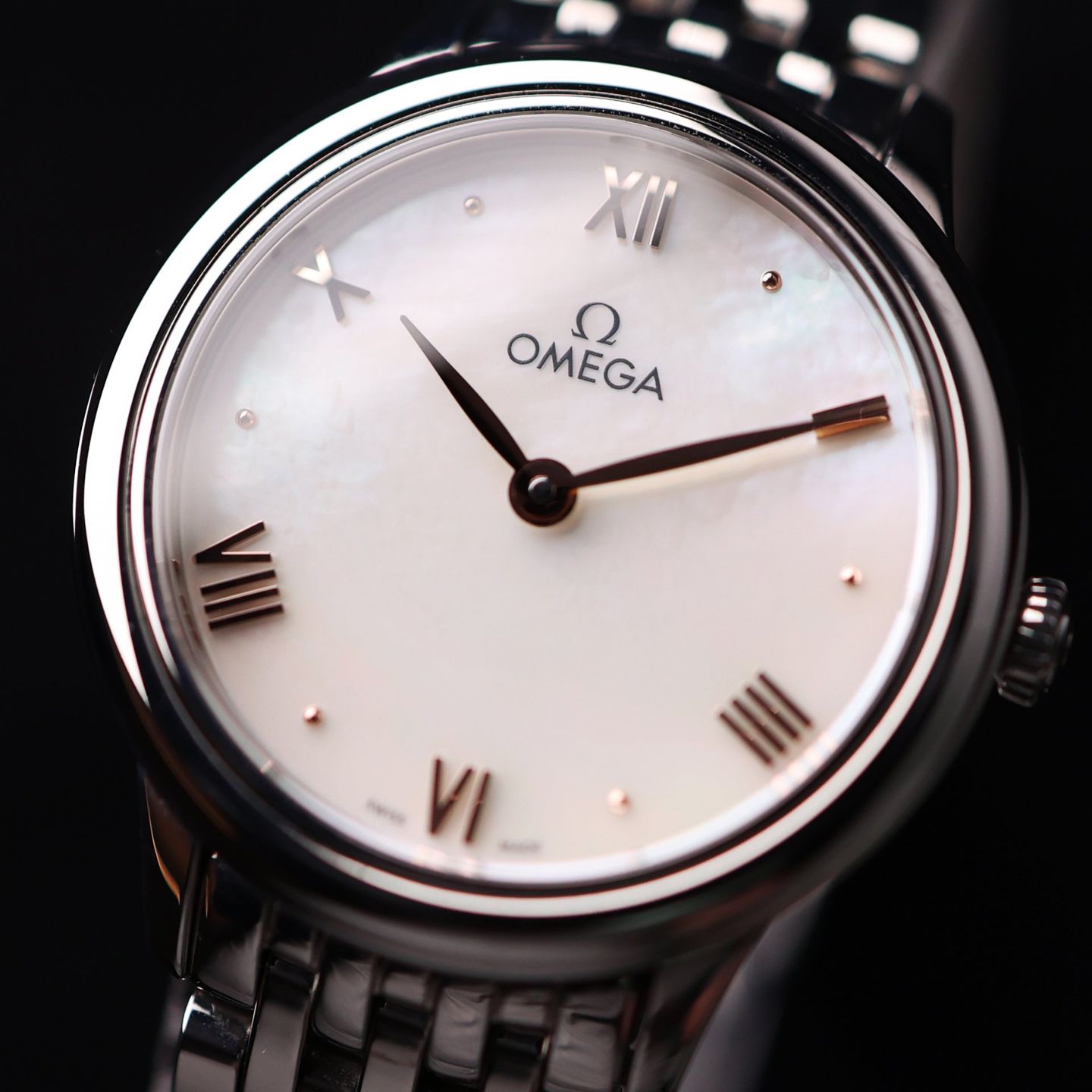 Omega De Ville 434.10.28.60.05.001 (2023) - White dial 28 mm Steel case (5/6)