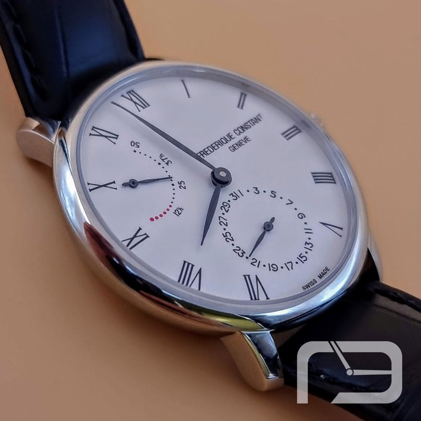 Frederique Constant Manufacture Slimline FC-723WR3S6 (2024) - Silver dial 40 mm Steel case (3/8)