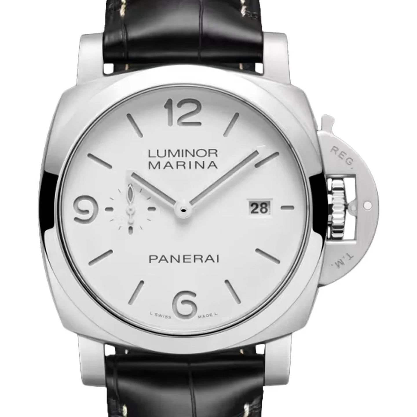 Panerai Luminor Marina PAM03314 (2026) - Wit wijzerplaat 44mm Staal (1/1)