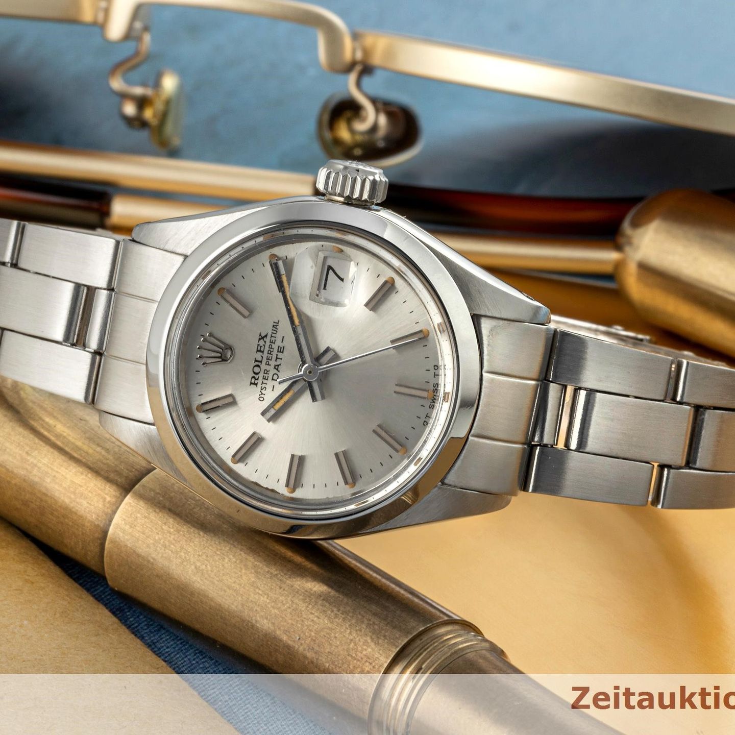Rolex Lady-Datejust 6916 (1974) - Silver dial 26 mm Steel case (2/8)