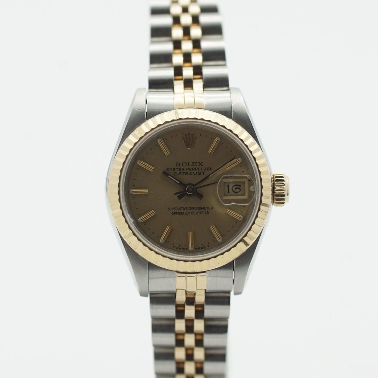 Rolex Lady-Datejust 69173 (1989) - 26mm Goud/Staal (2/8)
