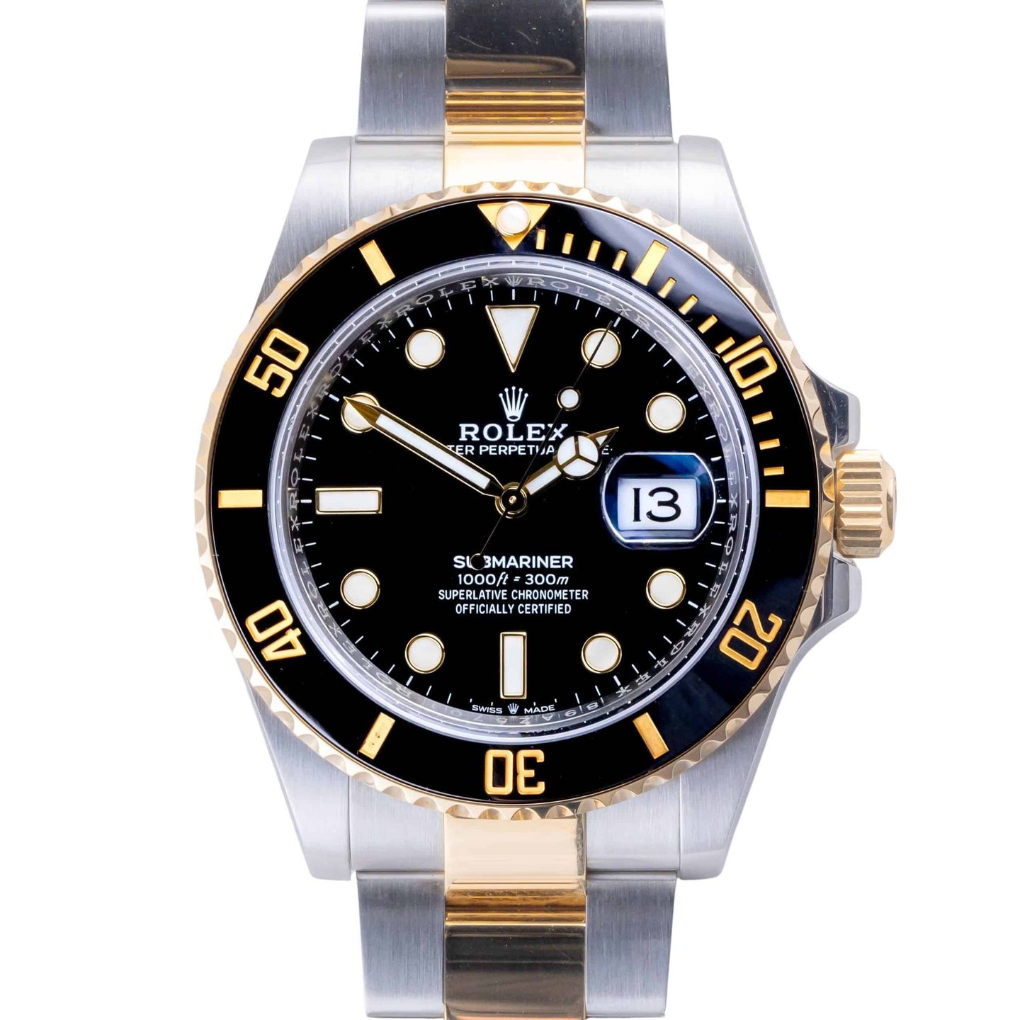 Rolex Submariner Date 126613LN (2021) - 41 mm Gold/Steel case (3/8)