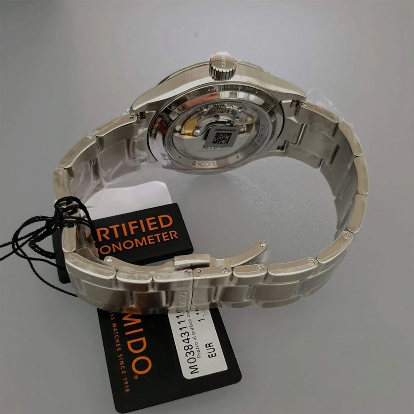 Mido Multifort M038.431.11.041.00 (2025) - Blue dial 42 mm Steel case (7/8)