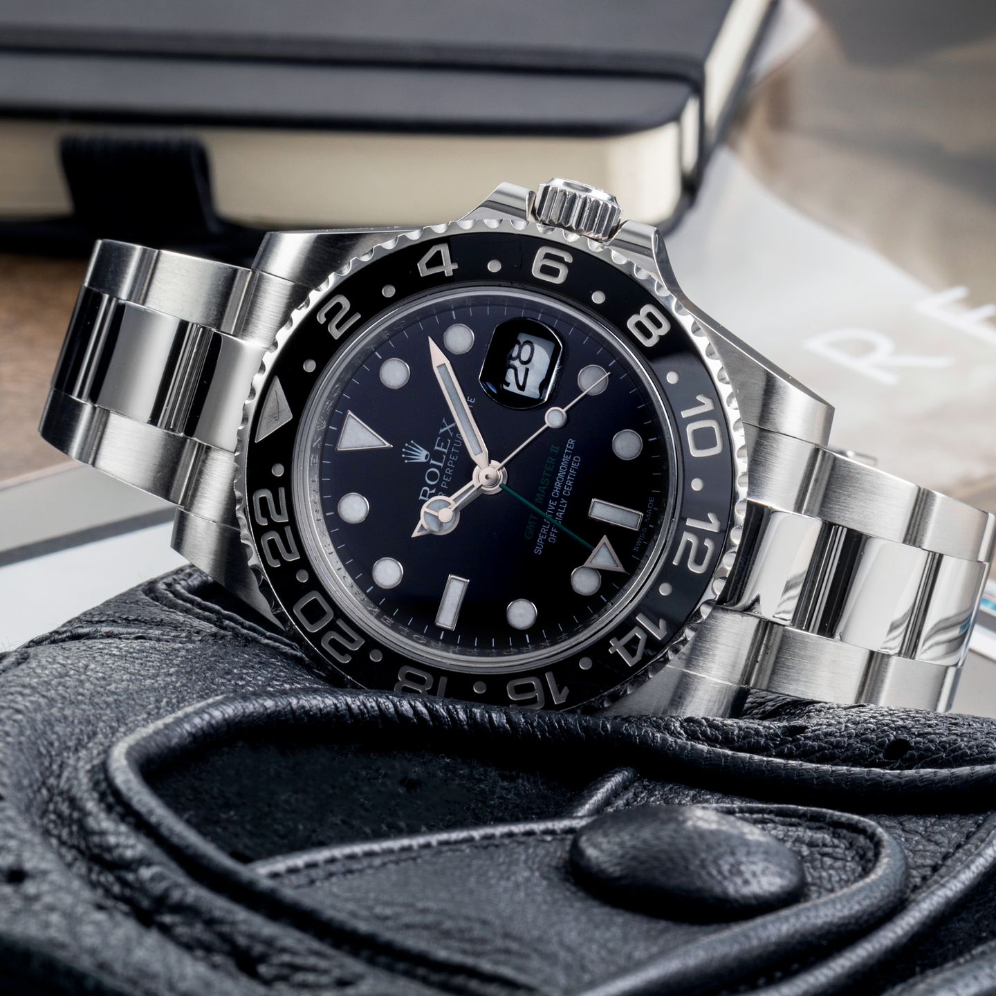 Rolex GMT-Master II 116710LN (Unknown (random serial)) - Black dial 40 mm Steel case (2/8)