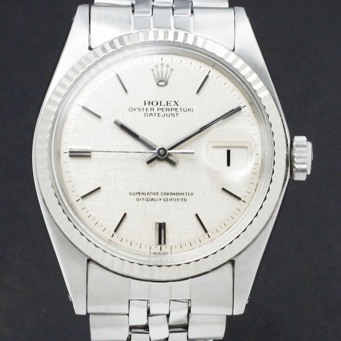 Rolex Datejust 1601 (1969) - Silver dial 36 mm Steel case (1/6)