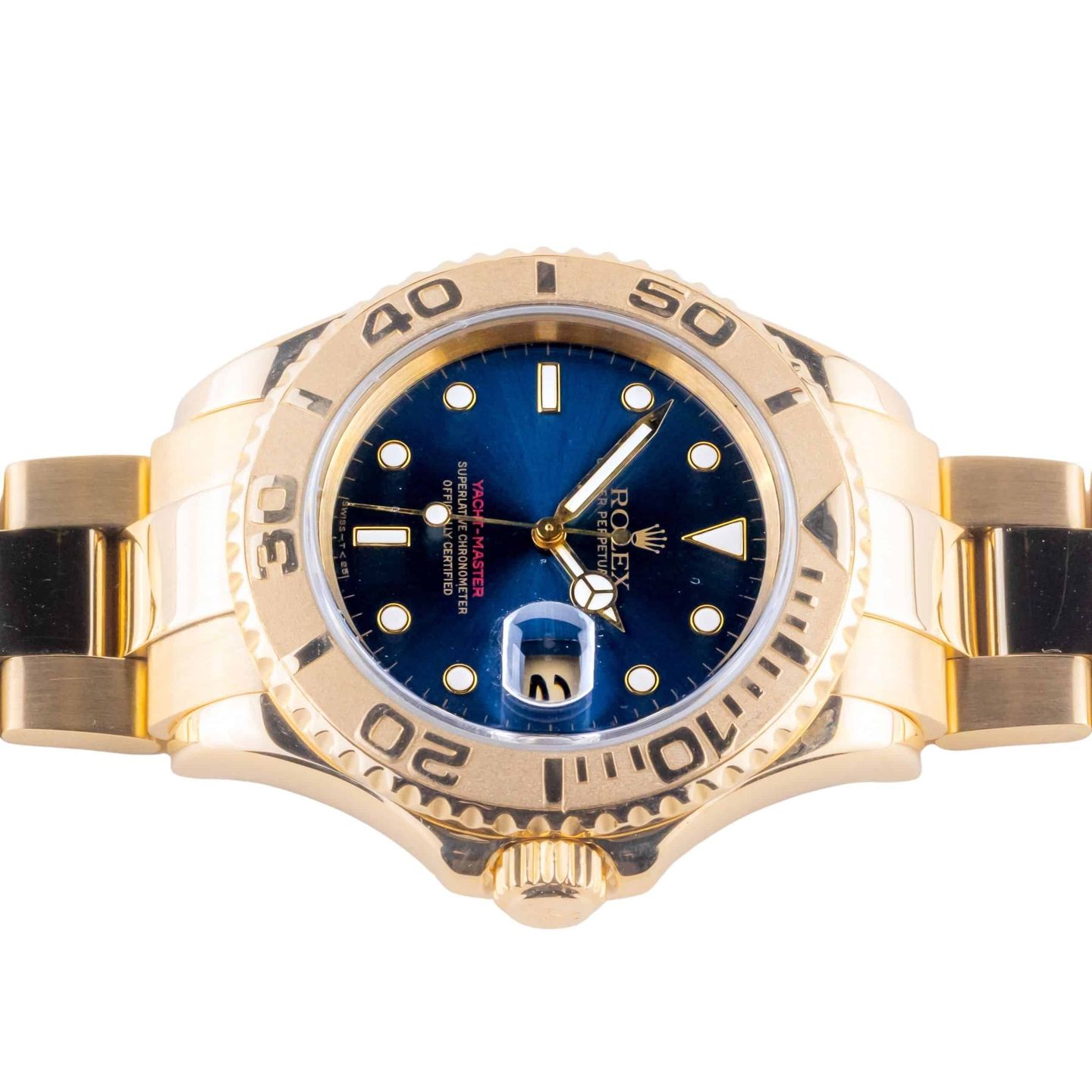Rolex Yacht-Master 40 16628 (1997) - 40 mm Yellow Gold case (6/8)