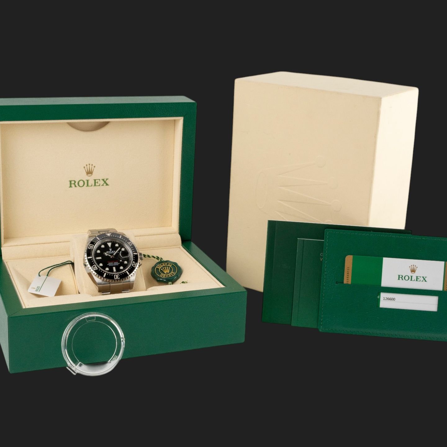 Rolex Sea-Dweller 126600 (2020) - Black dial 43 mm Steel case (8/8)