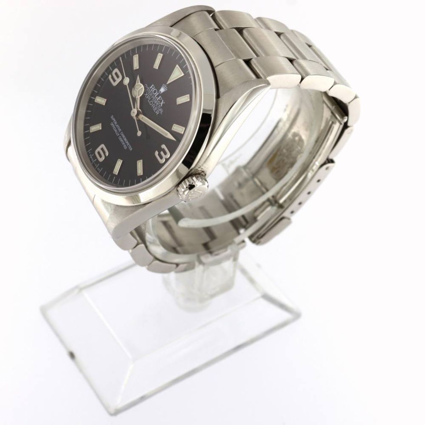 Rolex Explorer 14270 (1998) - Black dial 36 mm Steel case (2/6)