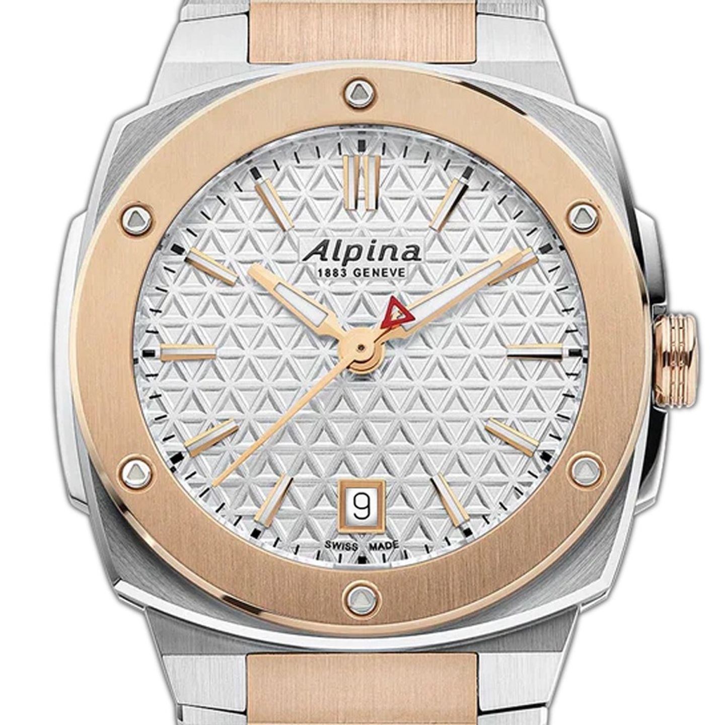 Alpina Alpiner AL-220S2AE2B (Onbekend (willekeurig serienummer)) - Zilver wijzerplaat Onbekend Goud/Staal (1/7)