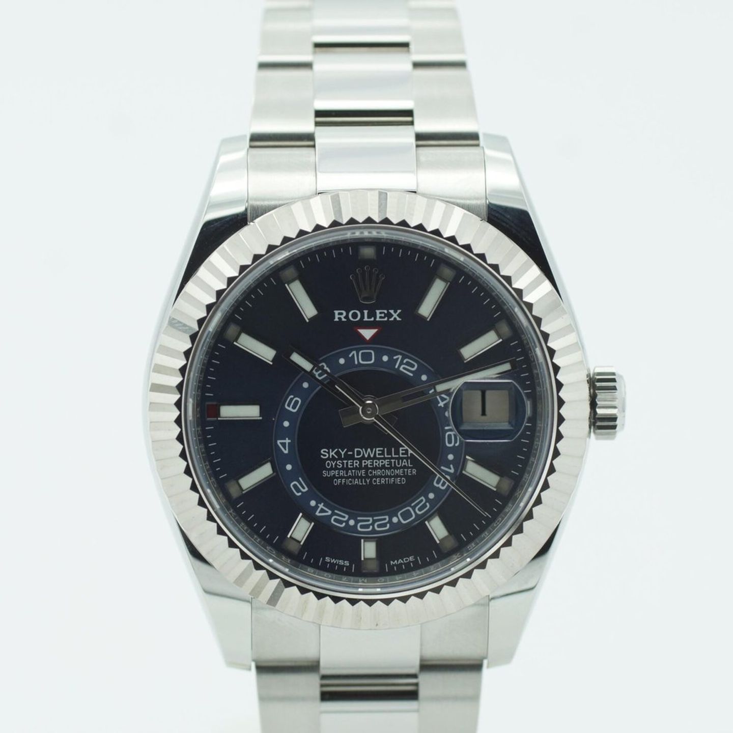 Rolex Sky-Dweller 326934 (2018) - Blue dial 42 mm Steel case (4/8)