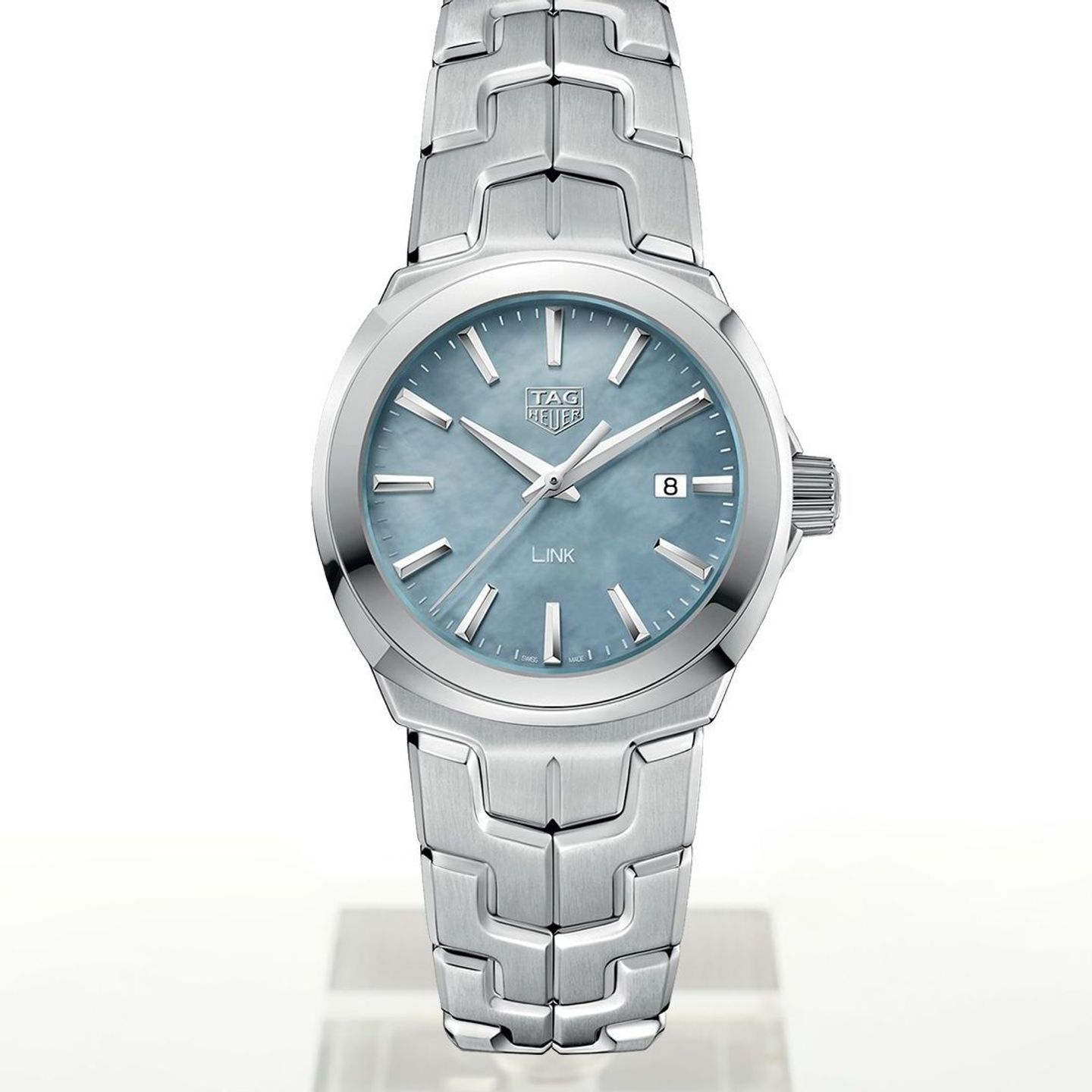 TAG Heuer Link Lady WBC1311.BA0600 (2024) - Grijs wijzerplaat 32mm Staal (2/2)