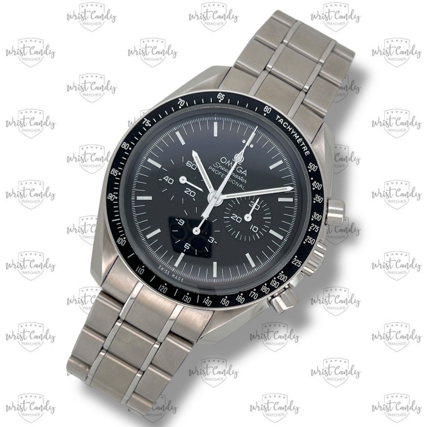 Omega Speedmaster Professional Moonwatch 311.30.42.30.01.005 (Unknown (random serial)) - Black dial 42 mm Steel case (3/8)