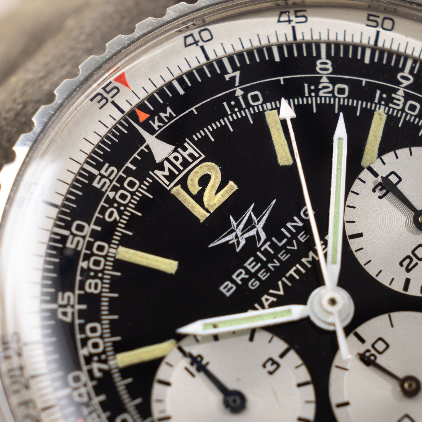 Breitling Navitimer 7806 (1973) - Zwart wijzerplaat 41mm Staal (4/8)