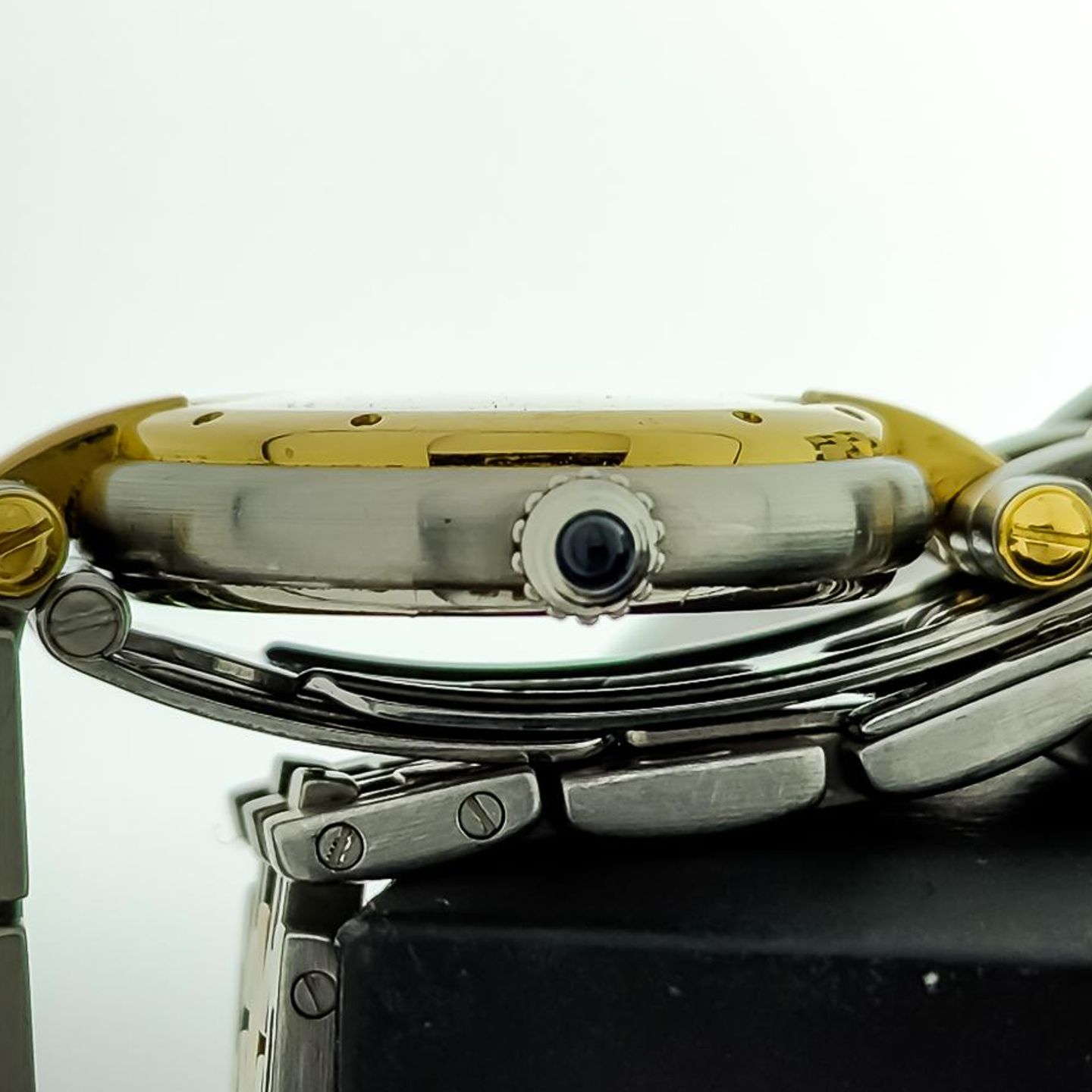 Cartier Panthère 1057920 (Unknown (random serial)) - Silver dial 24 mm Gold/Steel case (3/8)