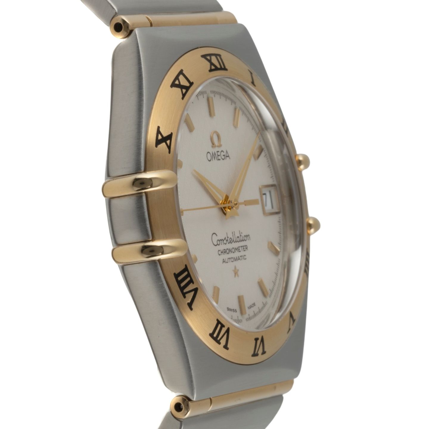 Omega Constellation 1202.30.00 (2006) - Zilver wijzerplaat 36mm Goud/Staal (7/8)