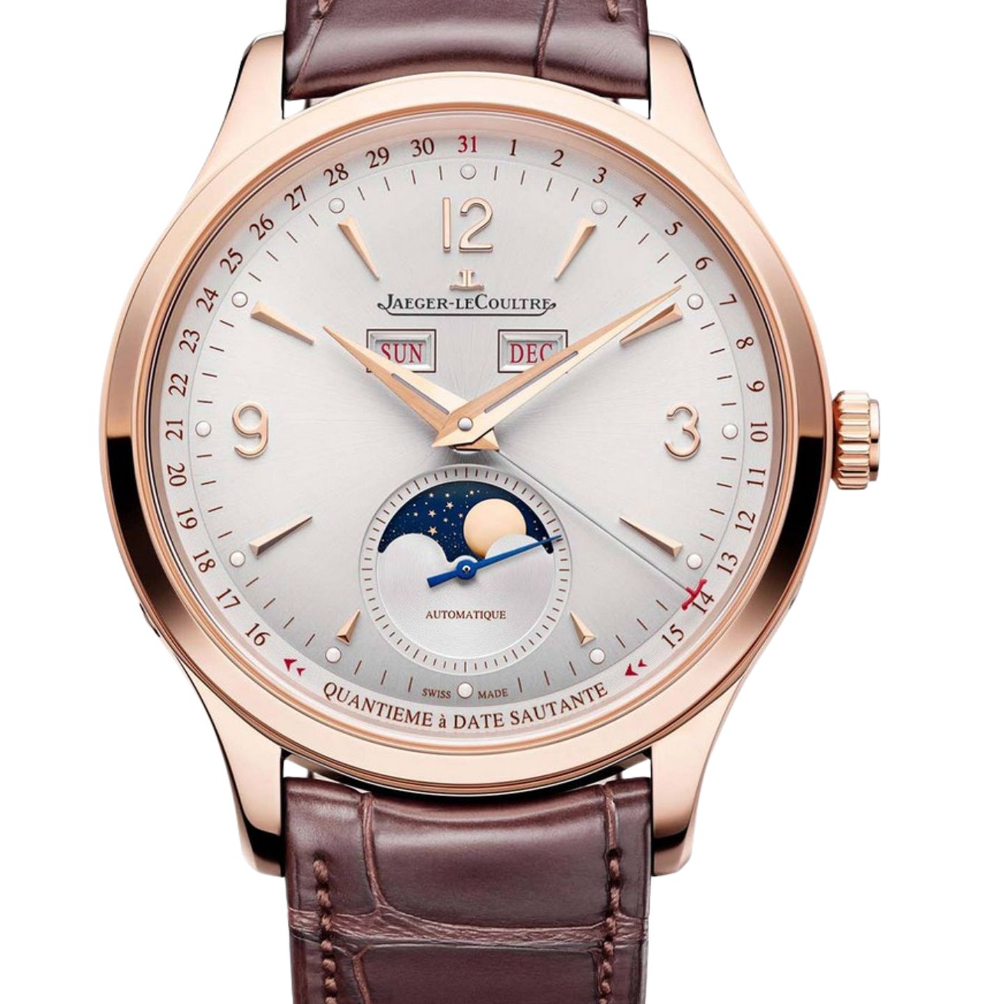 Jaeger-LeCoultre Master Calendar Q4142520 (2024) - Zilver wijzerplaat 40mm Roségoud (1/1)