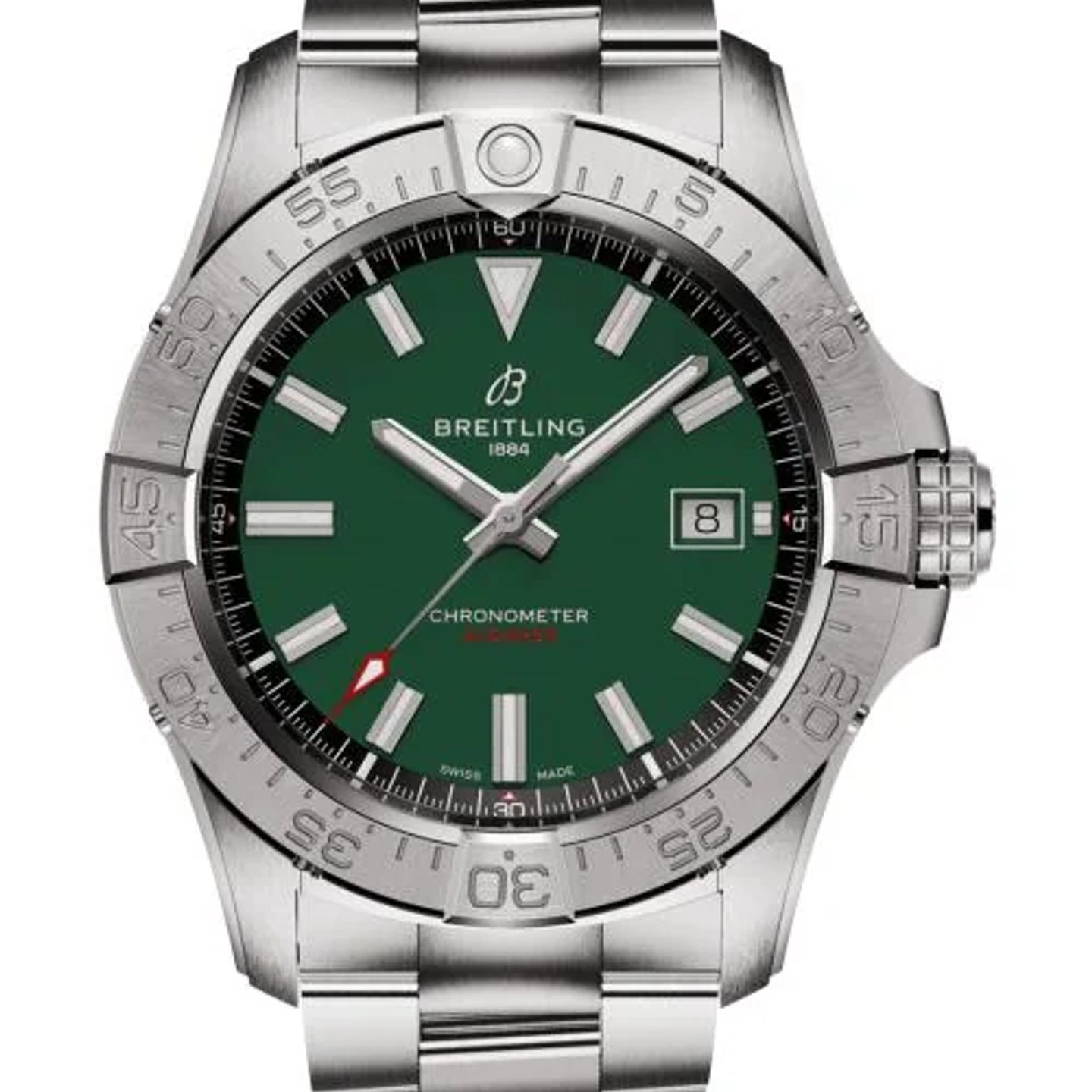 Breitling Avenger A17328101L1A1 (2026) - Groen wijzerplaat 42mm Staal (1/1)