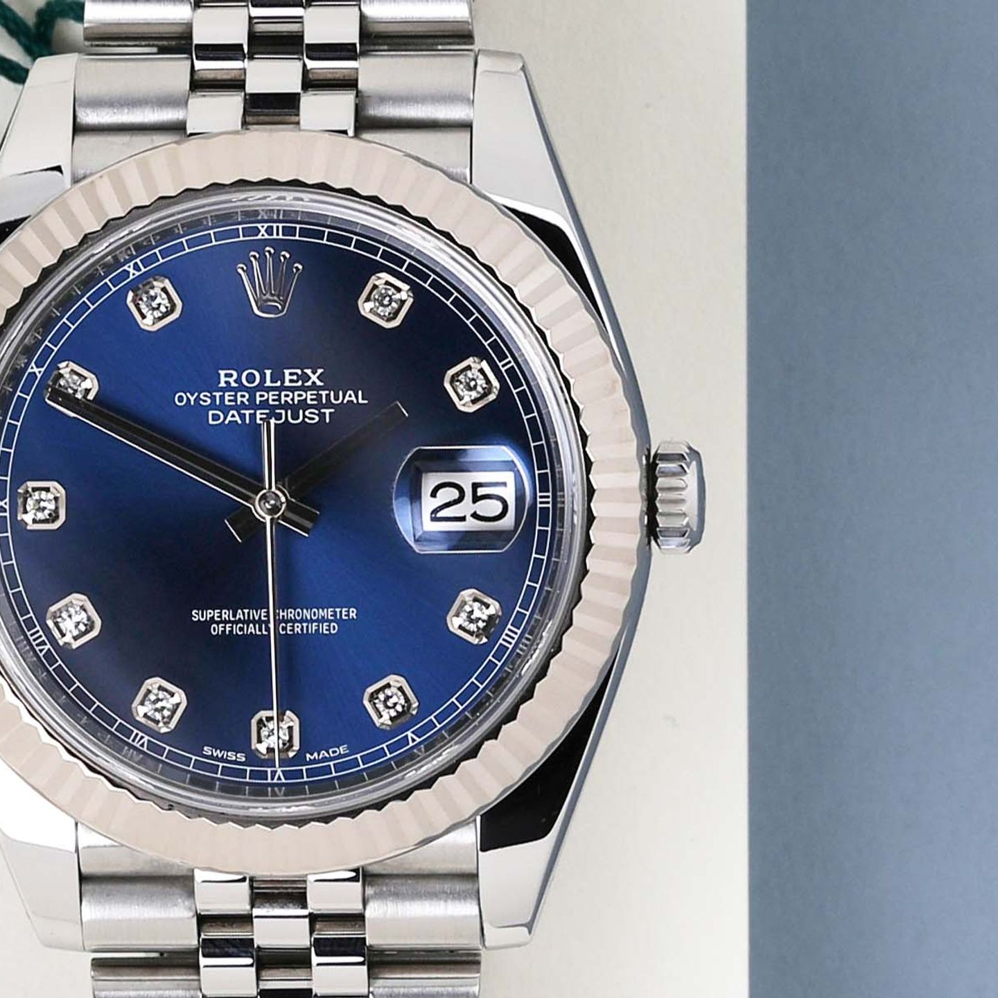 Rolex Datejust 41 126334 (2018) - Blauw wijzerplaat 41mm Staal (5/8)