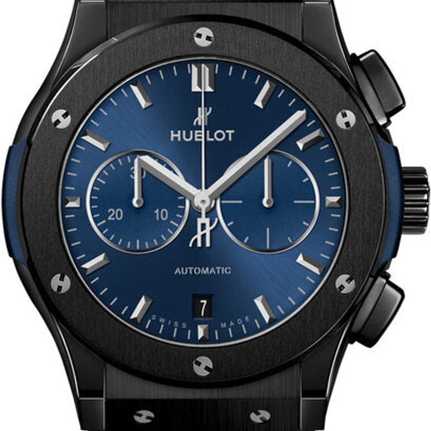 Hublot Classic Fusion Chronograph 541.CM.7170.RX (2025) - Blue dial 42 mm Ceramic case (1/1)