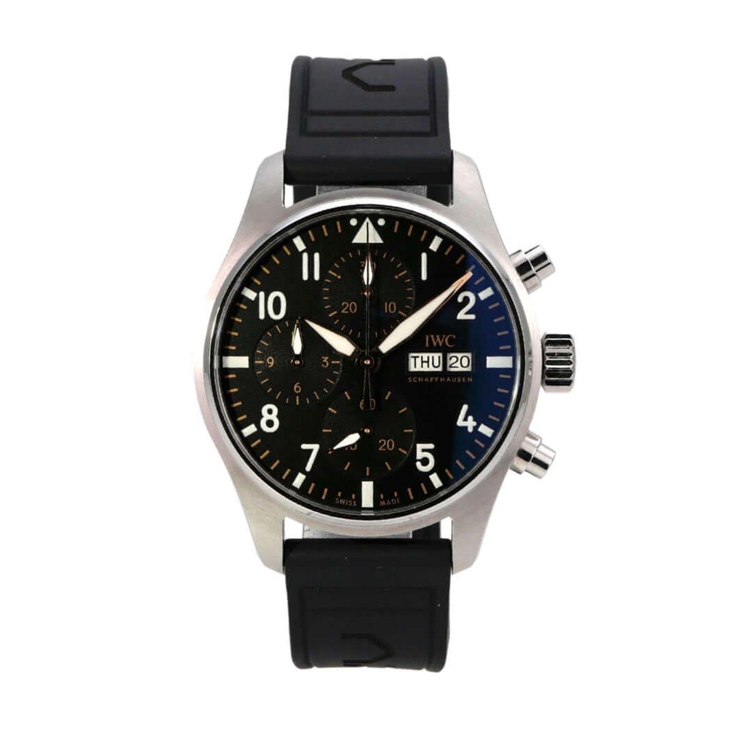 IWC Pilot Chronograph IW388116 (2025) - Black dial 41 mm Steel case (2/8)