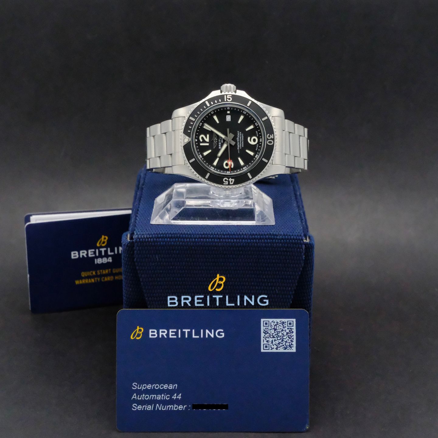 Breitling Superocean 44 A17367 (2022) - Blue dial 44 mm Steel case (3/8)