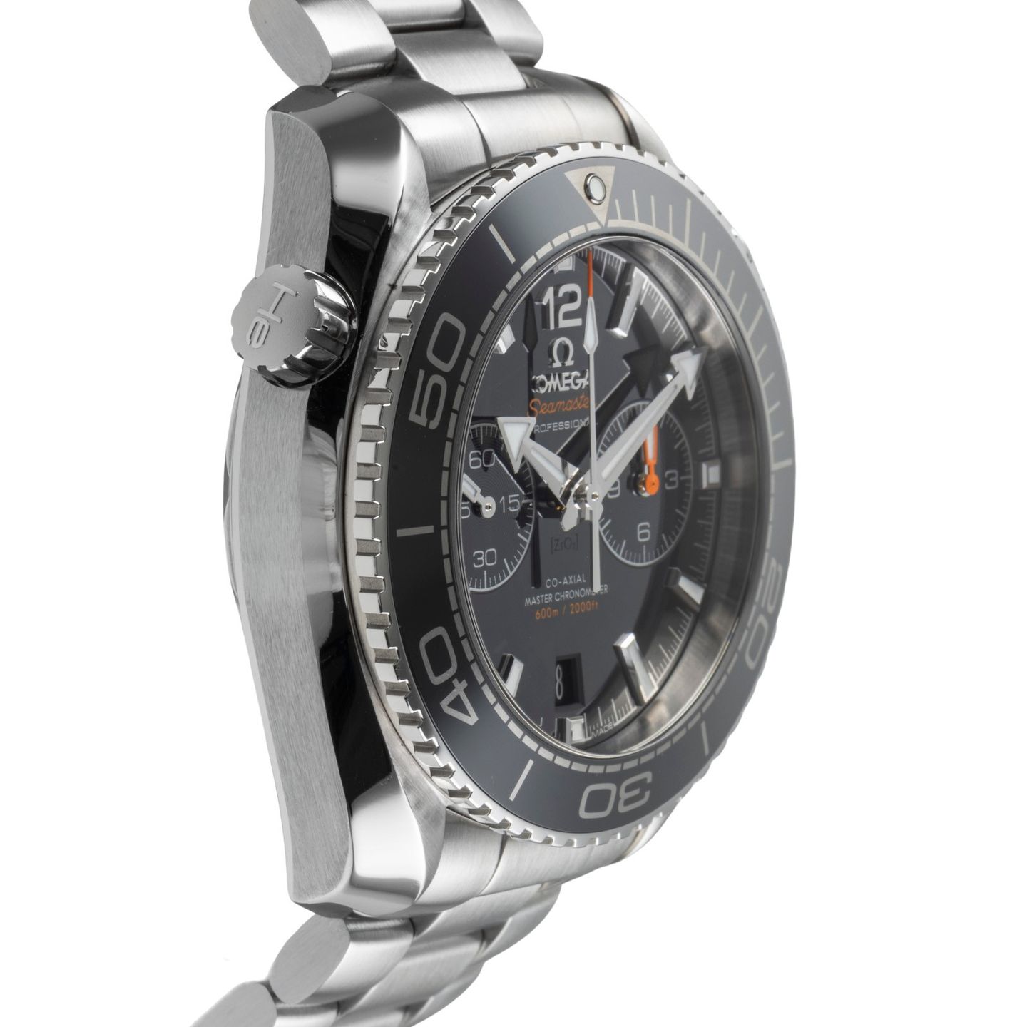 Omega Seamaster Planet Ocean Chronograph 215.30.46.51.01.001 (Onbekend (willekeurig serienummer)) - Zwart wijzerplaat 46mm Staal (7/8)