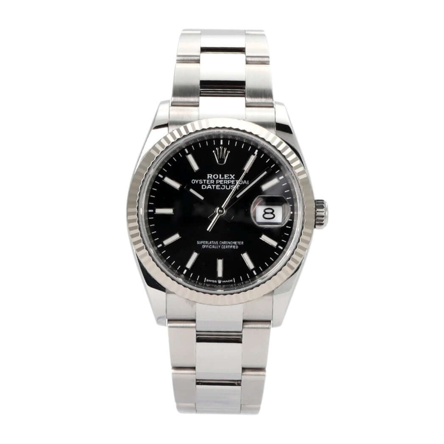 Rolex Datejust 36 126234 (2021) - Black dial 36 mm Steel case (2/8)