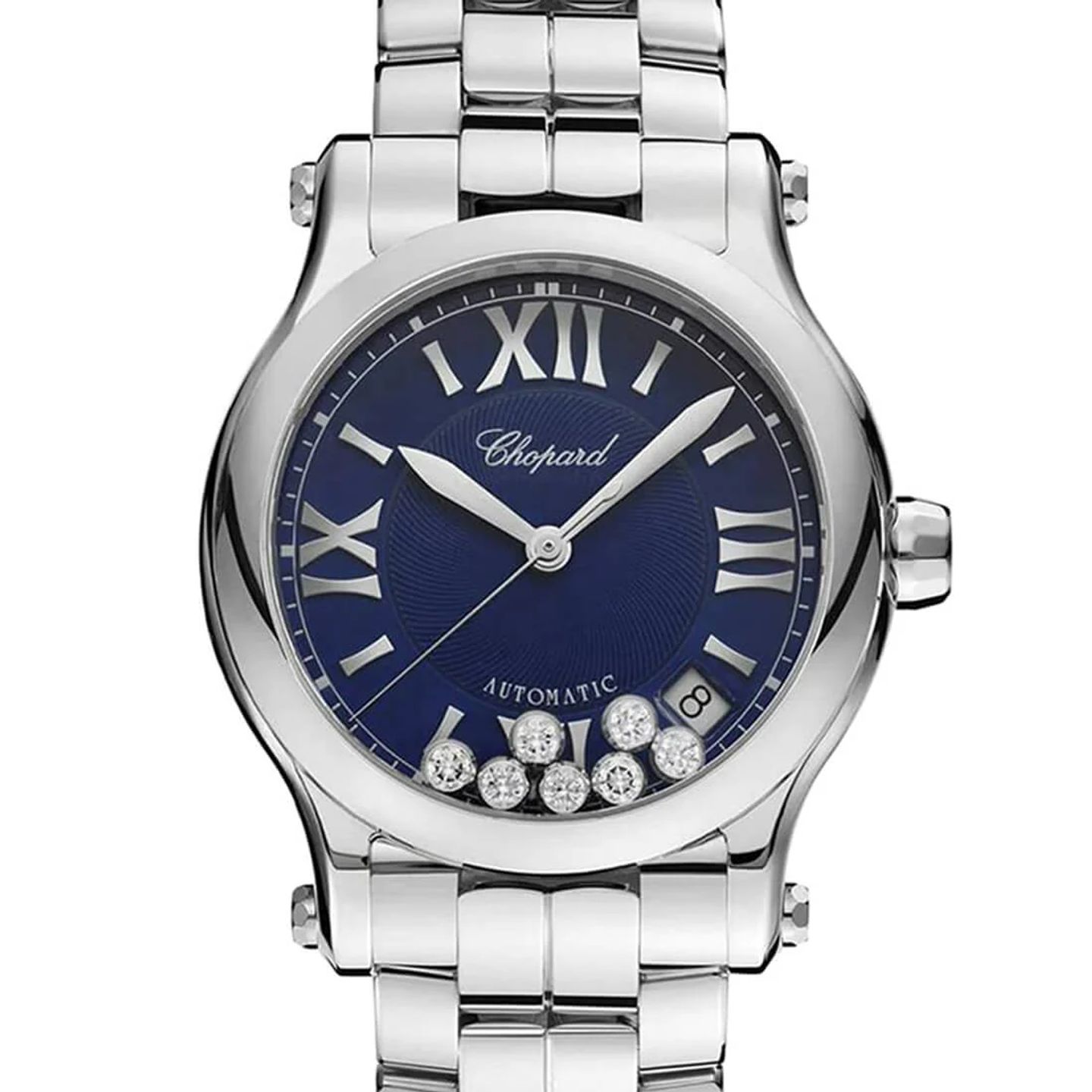 Chopard Happy Sport 278559-3009 (2024) - Blauw wijzerplaat 36mm Staal (1/3)