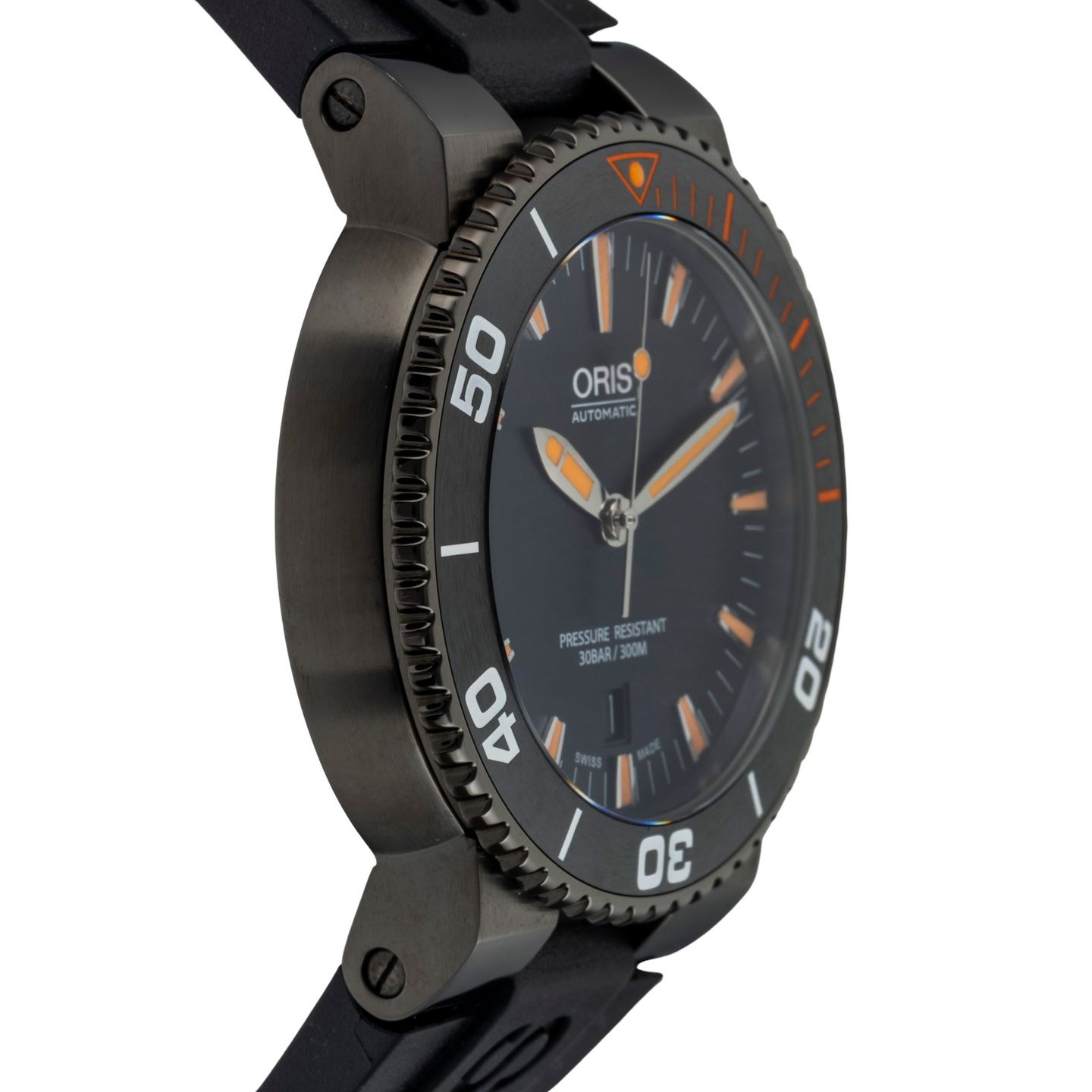 Oris Aquis Date 01 733 7653 4259-07 4 26 34GEB (Unknown (random serial)) - Black dial 43 mm Steel case (7/8)