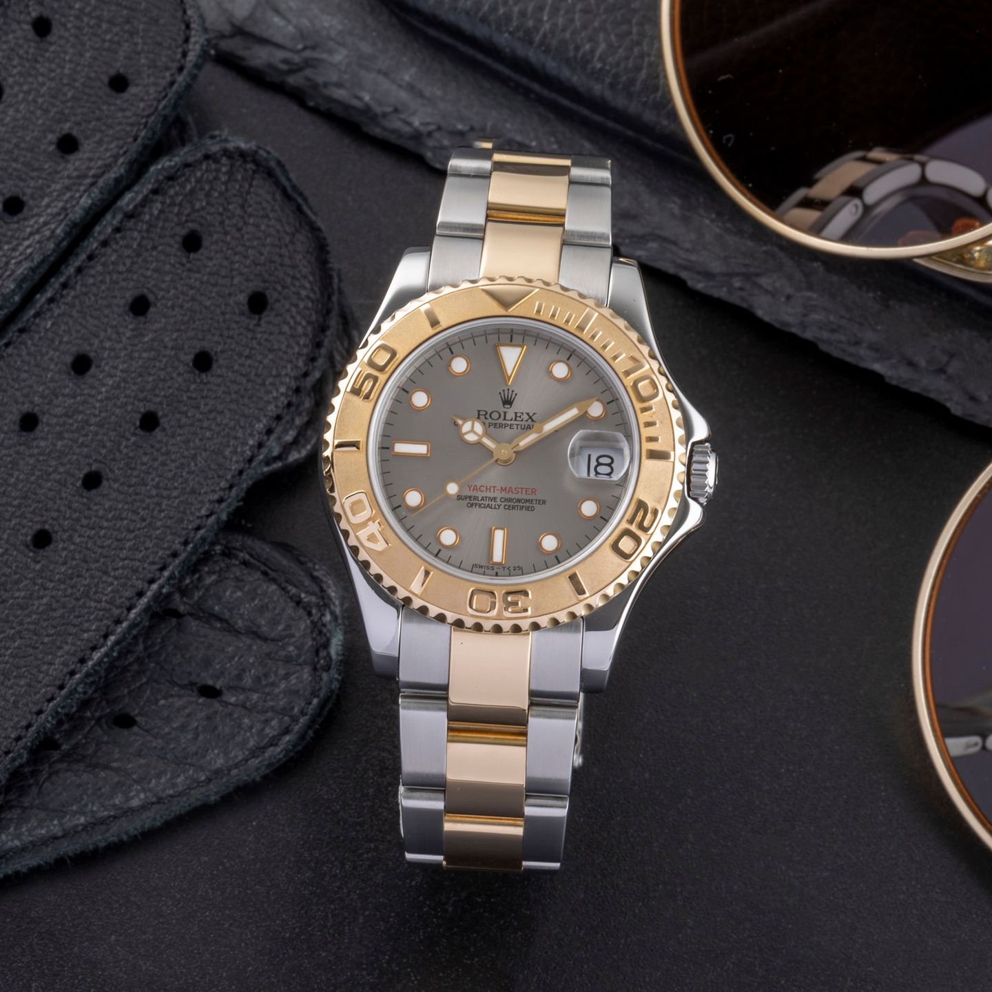 Rolex Yacht-Master 68623 (1997) - 35mm Goud/Staal (1/8)