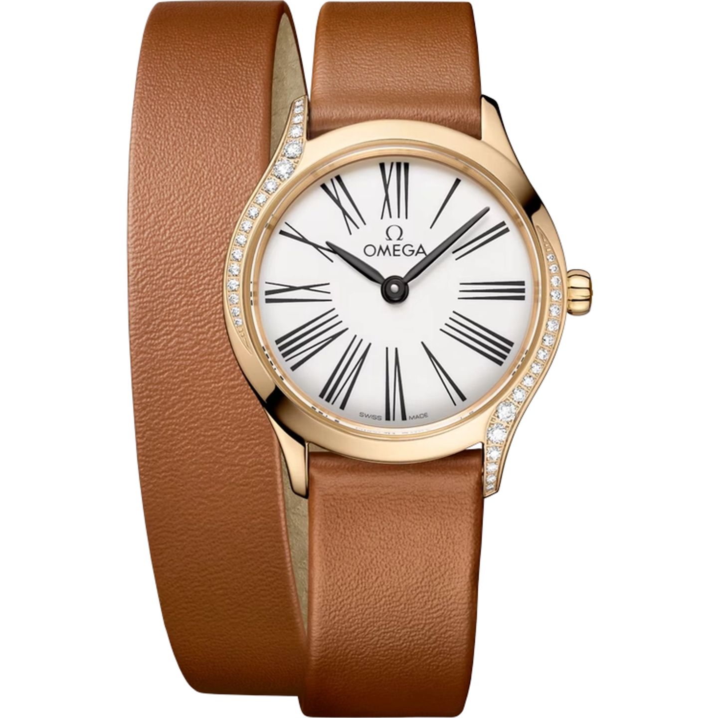 Omega De Ville Trésor 428.57.26.60.04.005 (2025) - Wit wijzerplaat 26mm Geelgoud (1/1)