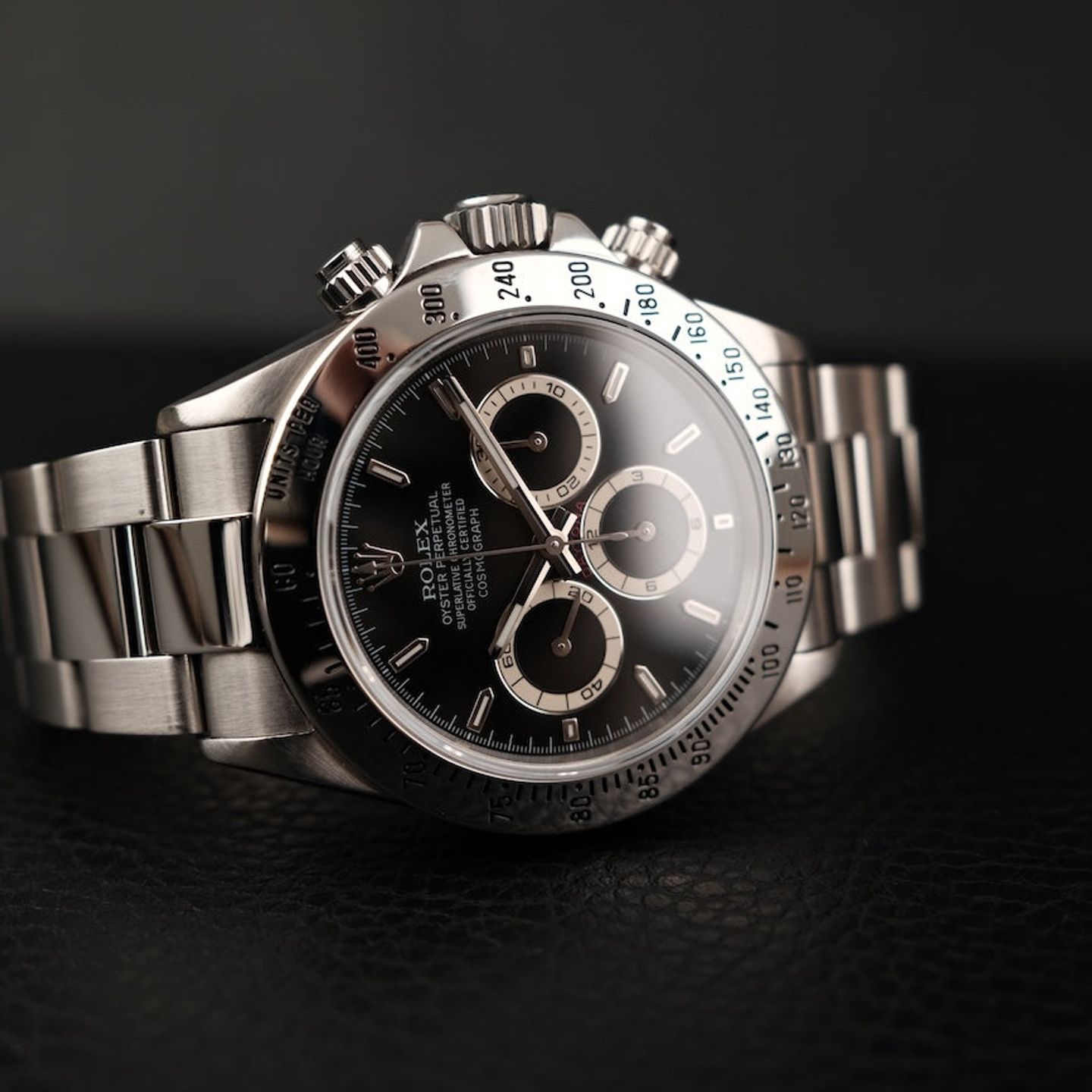 Rolex Daytona 16520 (1999) - Black dial 40 mm Steel case (3/8)