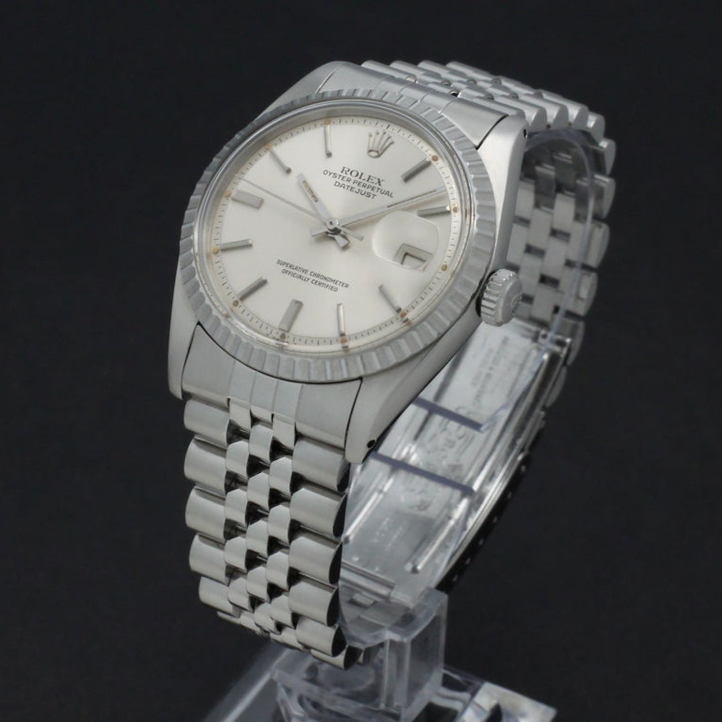 Rolex Datejust 1603 (1978) - Zilver wijzerplaat 36mm Staal (4/7)