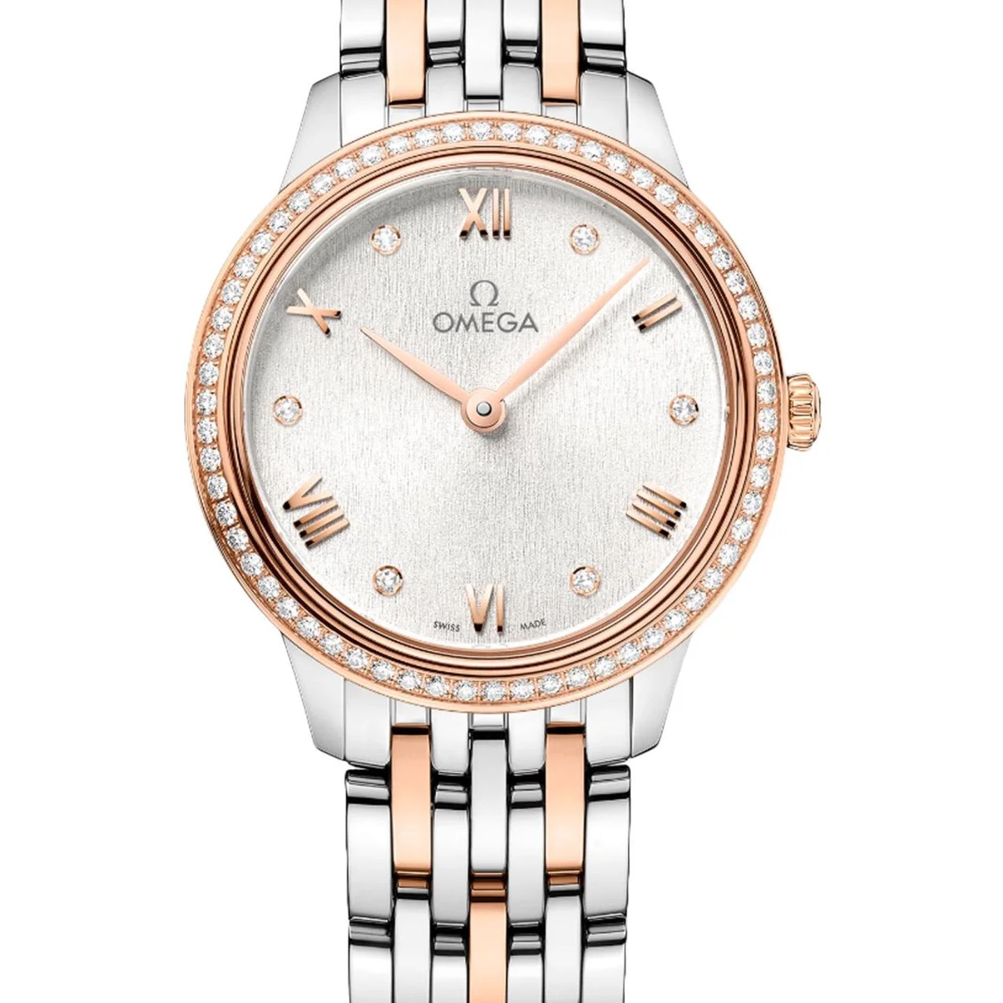 Omega De Ville Prestige 434.25.30.60.55.001 (2026) - Wit wijzerplaat 30mm Goud/Staal (1/1)
