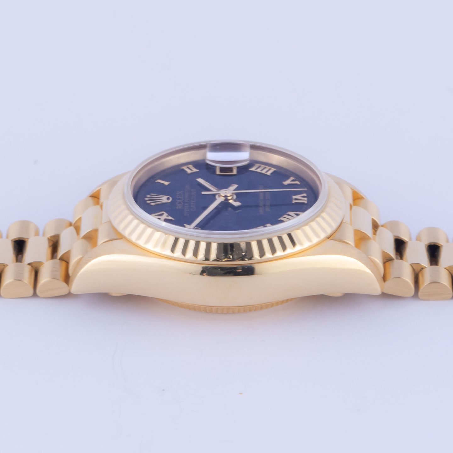 Rolex Lady-Datejust 69178 (1990) - Zwart wijzerplaat 26mm Geelgoud (5/8)