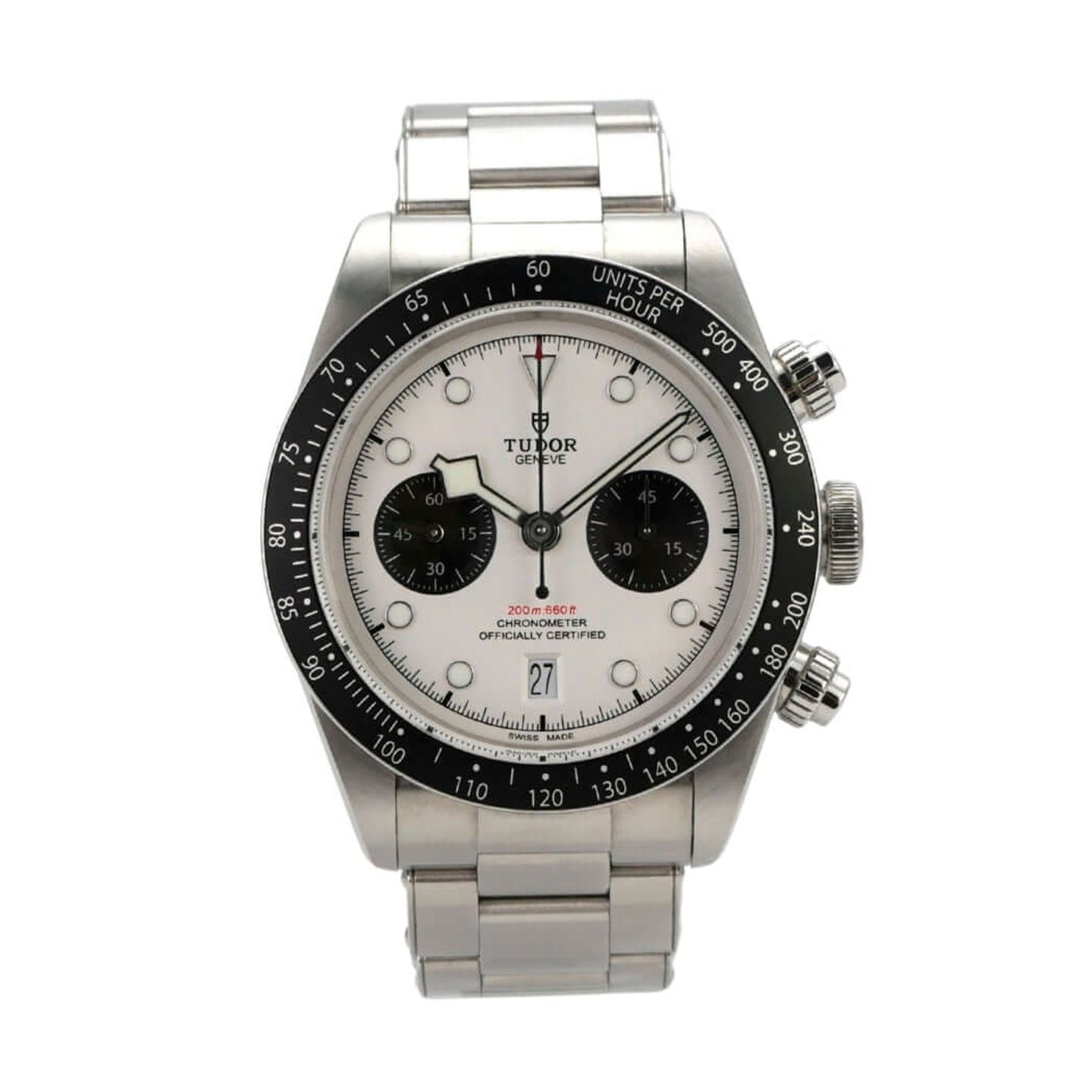 Tudor Black Bay Chrono M79360-0002 (2022) - White dial 41 mm Steel case (2/8)