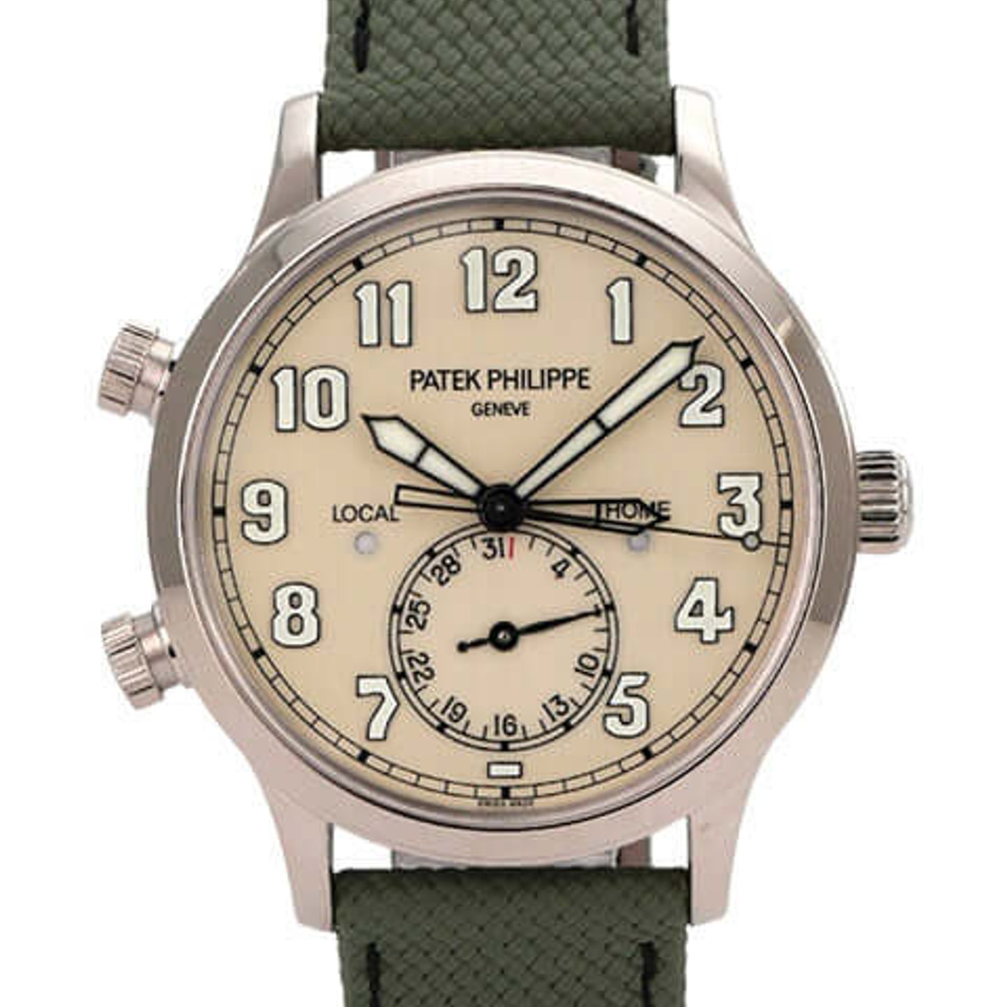 Patek Philippe Calatrava 5524G-010 (2026) - Beige dial 42 mm White Gold case (1/8)