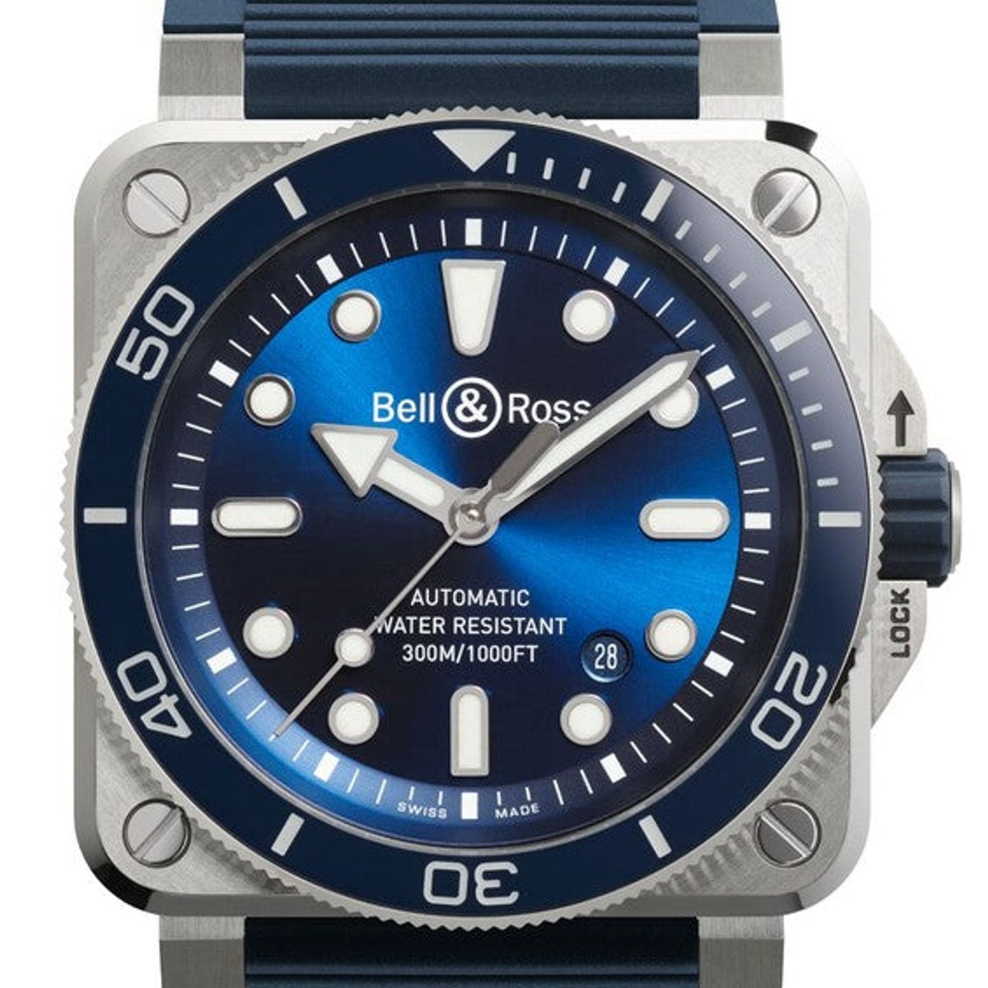 Bell & Ross BR 03 BR03A-D-BLU-ST/SRB (2026) - Blue dial 42 mm Steel case (1/1)