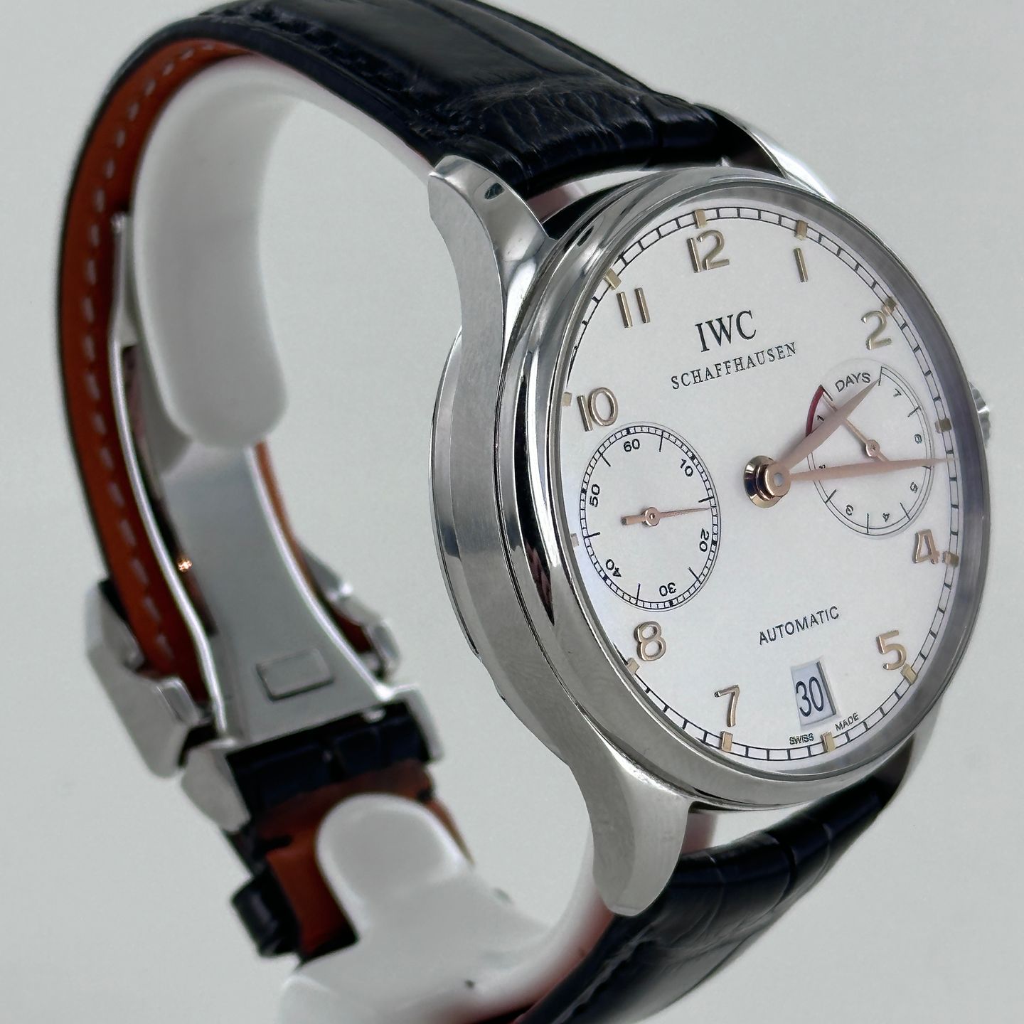 IWC Portuguese Automatic IW500114 (2015) - Silver dial 42 mm Steel case (4/7)