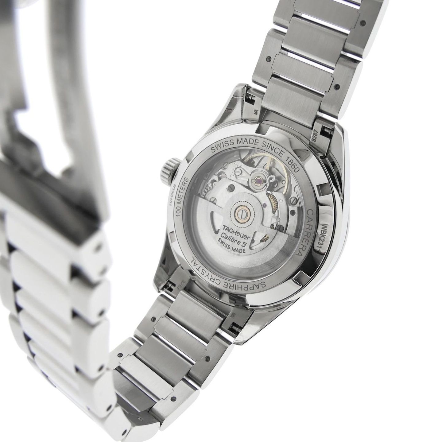 TAG Heuer Carrera Lady WBK2311.FC8258 (2024) - White dial 36 mm Steel case (4/8)