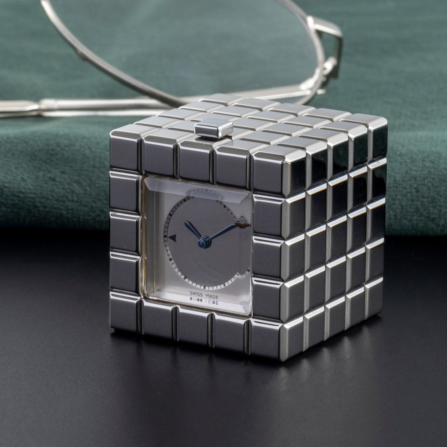 Chopard Ice Cube 51/8898/01 (2005) - Silver dial 35 mm Silver case (3/8)