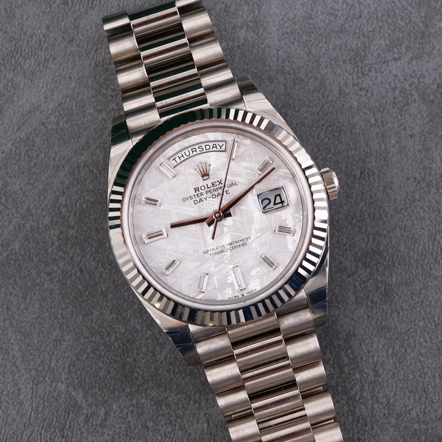 Rolex Day-Date 40 228239 (2021) - 40mm Witgoud (5/8)