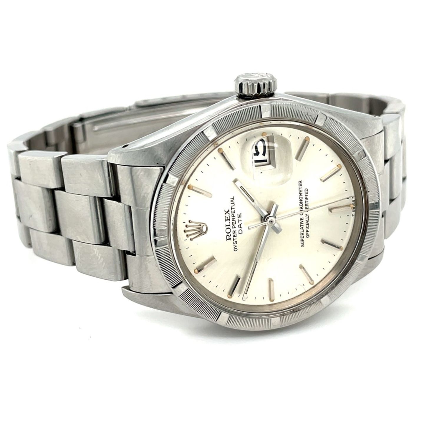 Rolex Oyster Perpetual Date 1501 (1970) - Silver dial 34 mm Steel case (2/8)