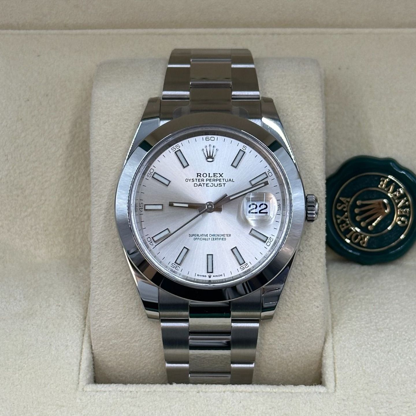 Rolex Datejust 41 126300 (2024) - Zilver wijzerplaat 41mm Staal (5/8)